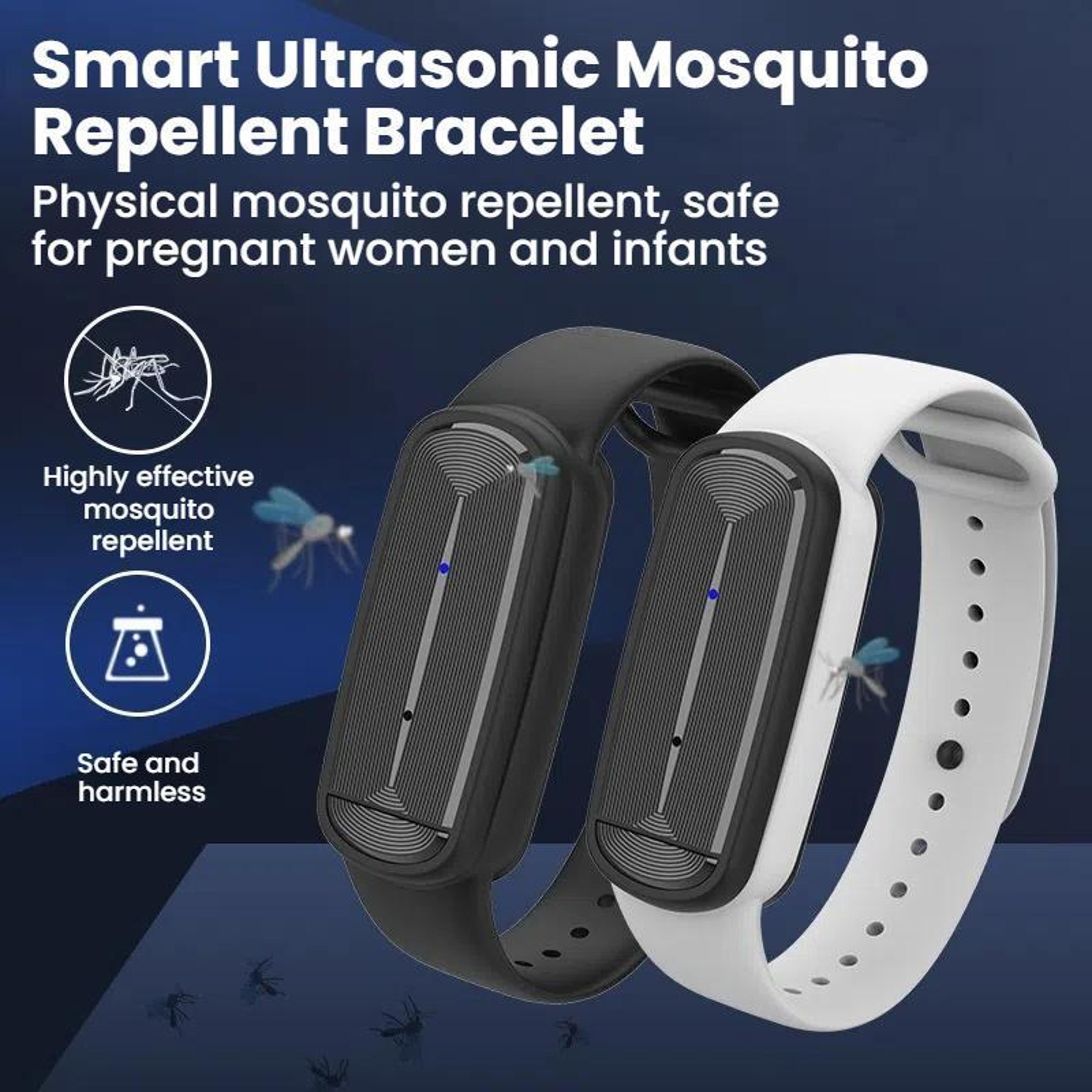 M90 Ultrasonic Mosquito Repellent Bracelet Rechargeable Electronic Wristband For Outdoor Protection 3
