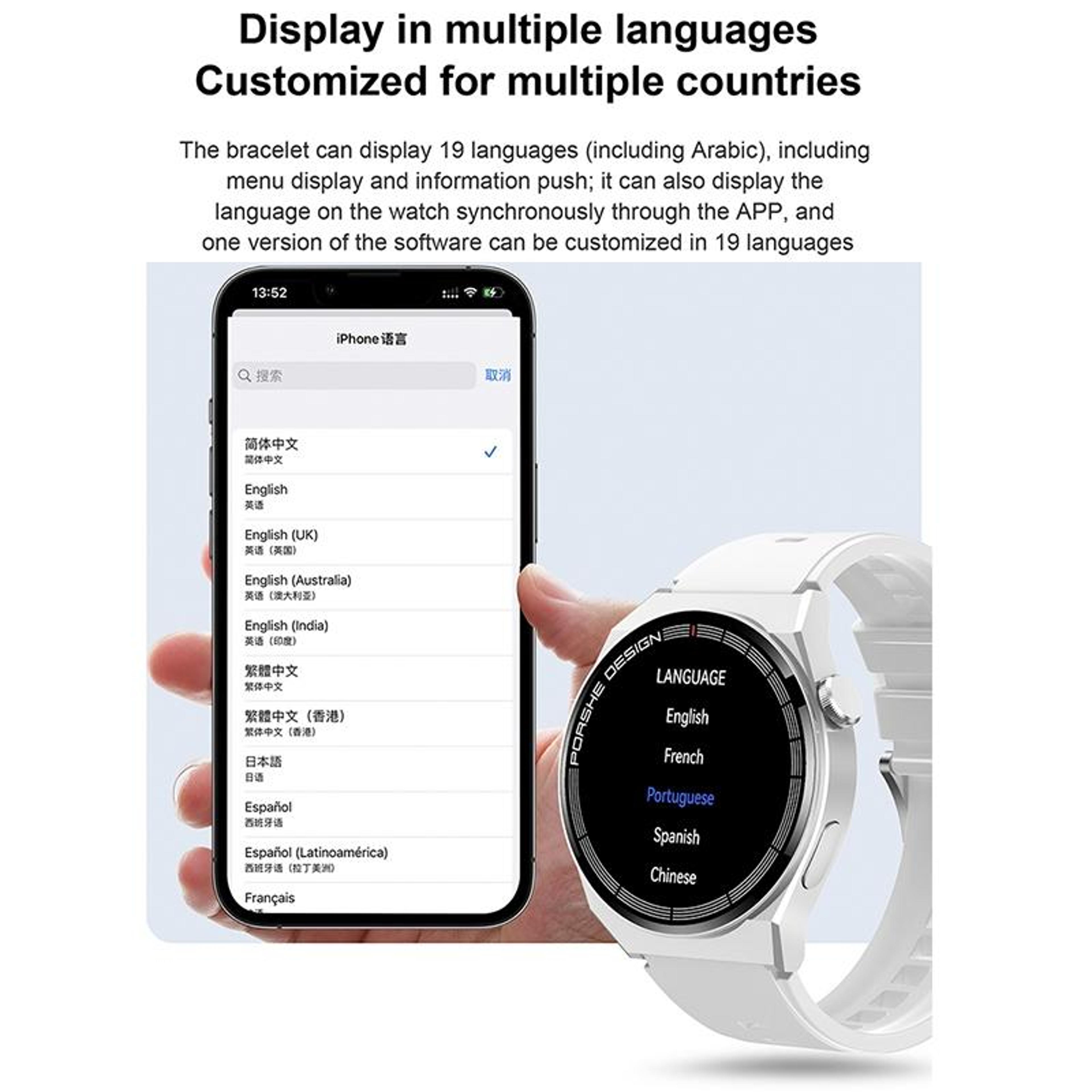 TM06 Smart Watch With Bluetooth Calling 128 Inch HD Display IP67 Waterproof Fitness Tracker 10
