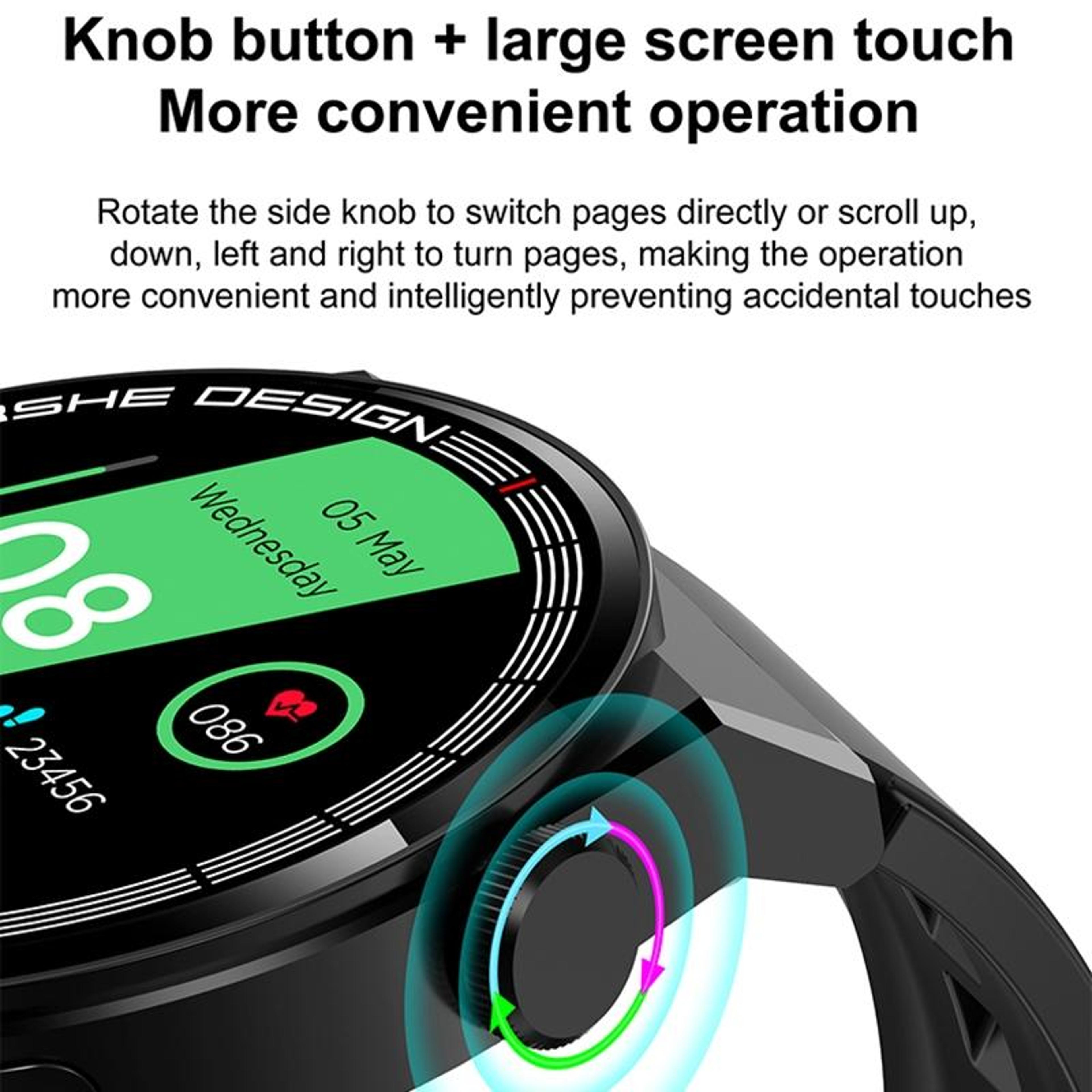 TM06 Smart Watch With Bluetooth Calling 128 Inch HD Display IP67 Waterproof Fitness Tracker 4