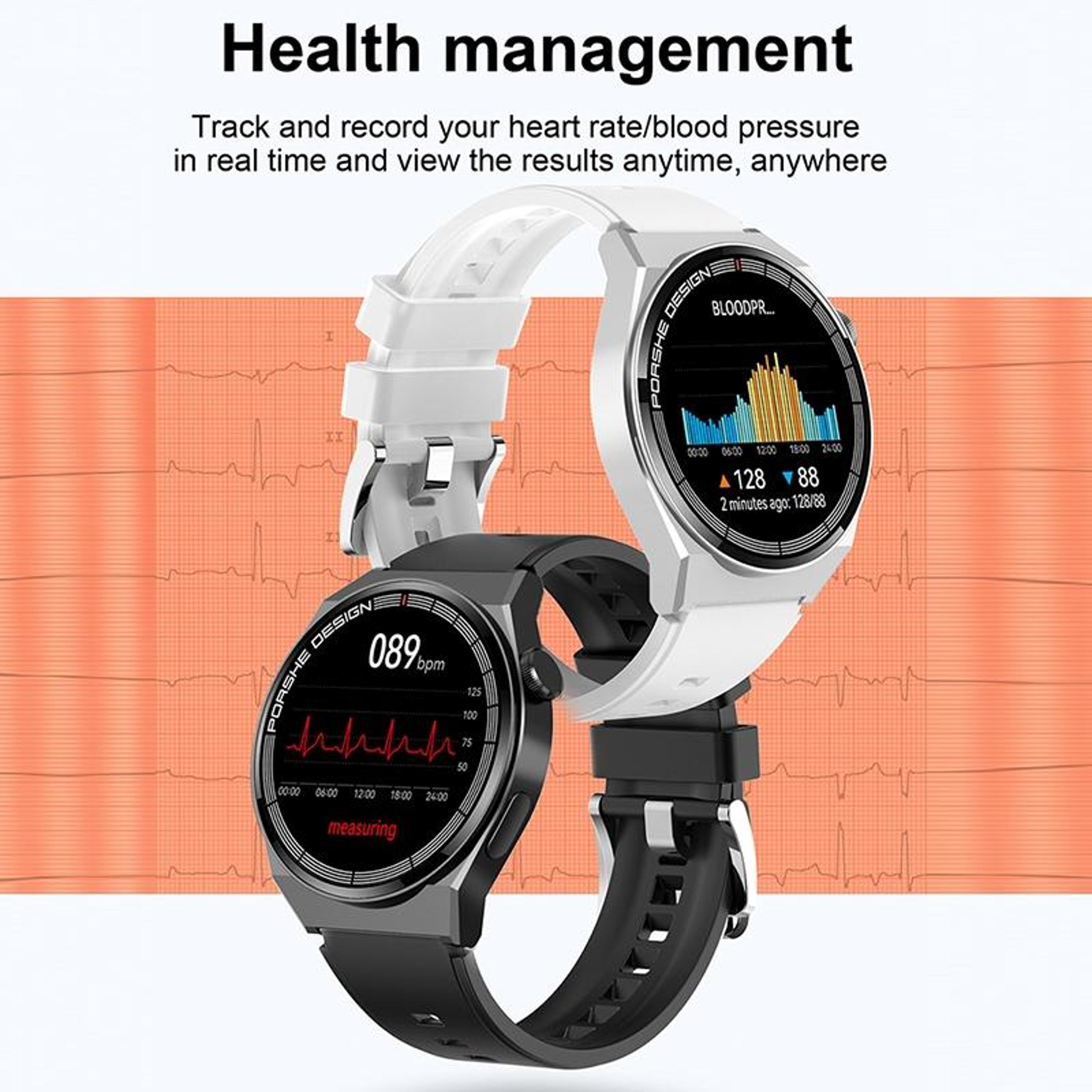 TM06 Smart Watch With Bluetooth Calling 128 Inch HD Display IP67 Waterproof Fitness Tracker 7