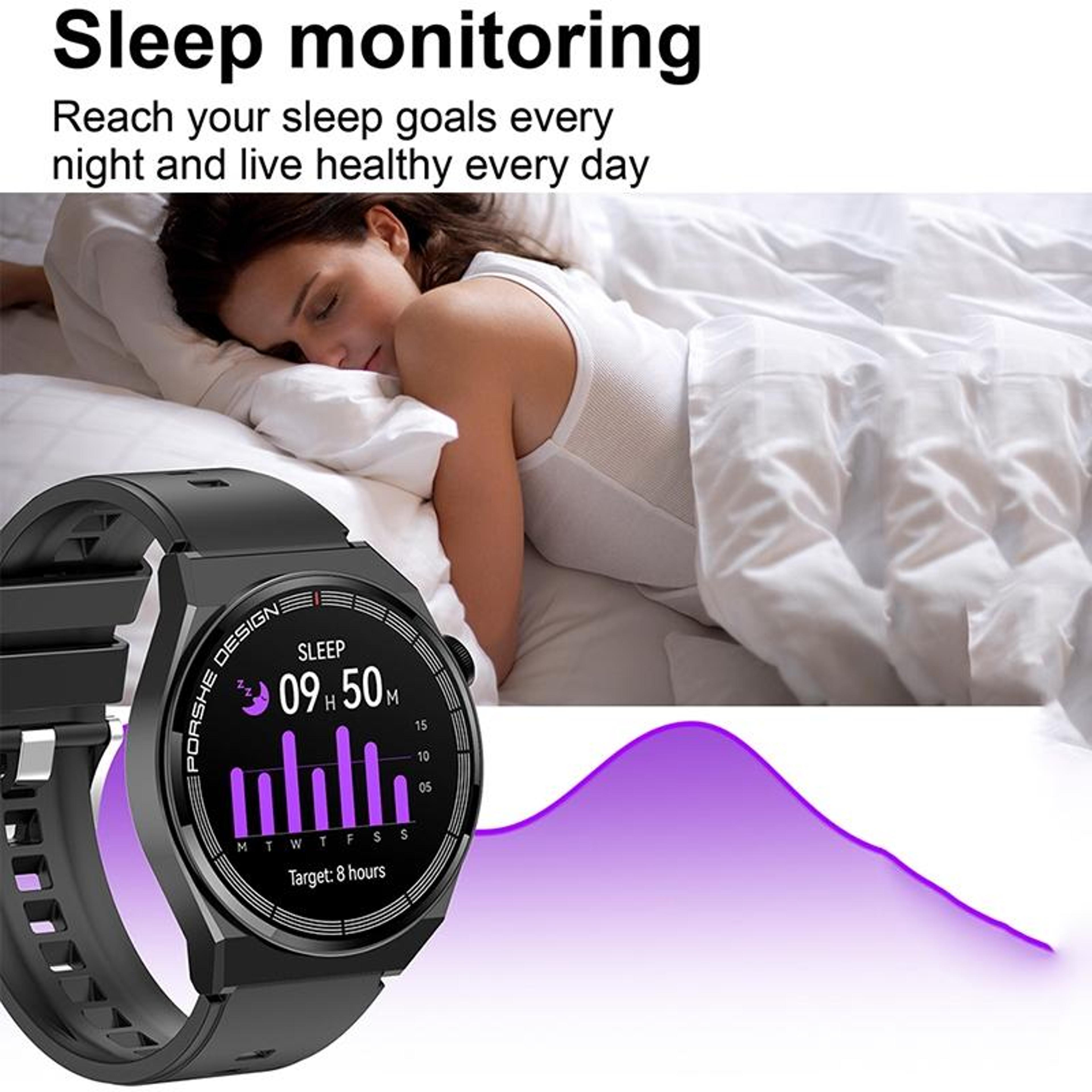 TM06 Smart Watch With Bluetooth Calling 128 Inch HD Display IP67 Waterproof Fitness Tracker 8
