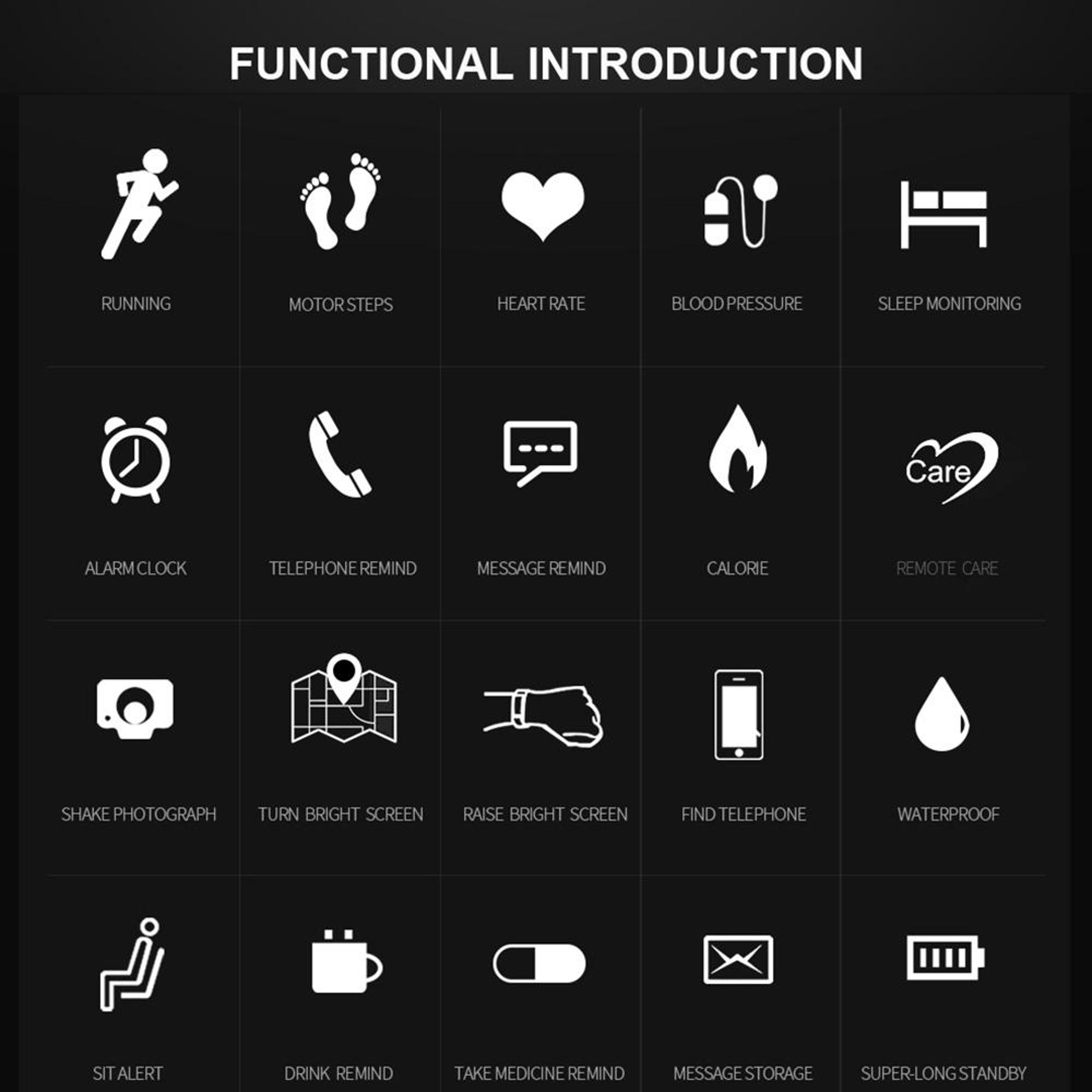 CK17S Smart Fitness Tracker With IPS Display IP67 Waterproof Heart Rate  Sleep Monitoring 5
