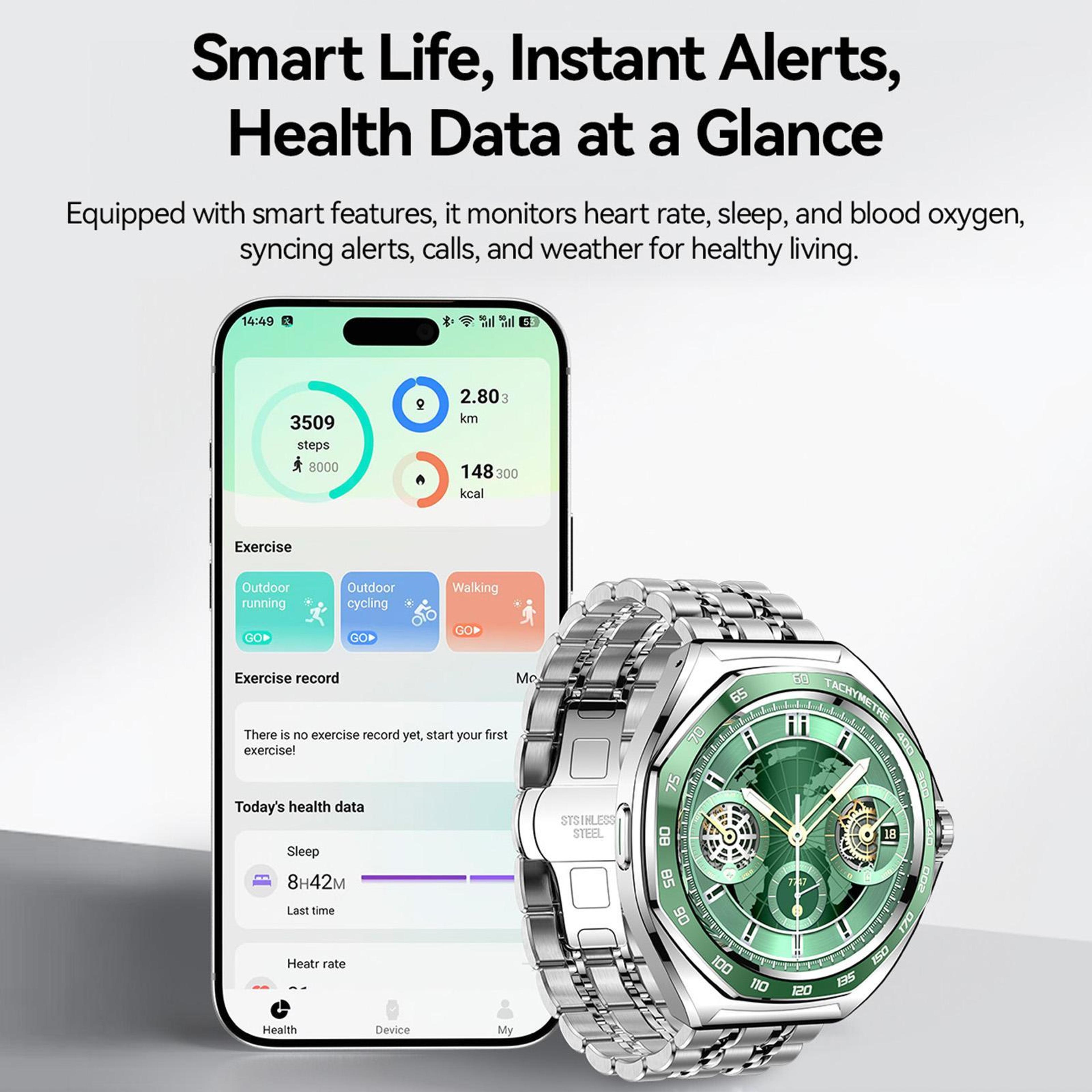 JOYROOM JRFV2 Pro Smart Watch With Bluetooth Calling And Health Monitor 5ATM AMOLED Display 9