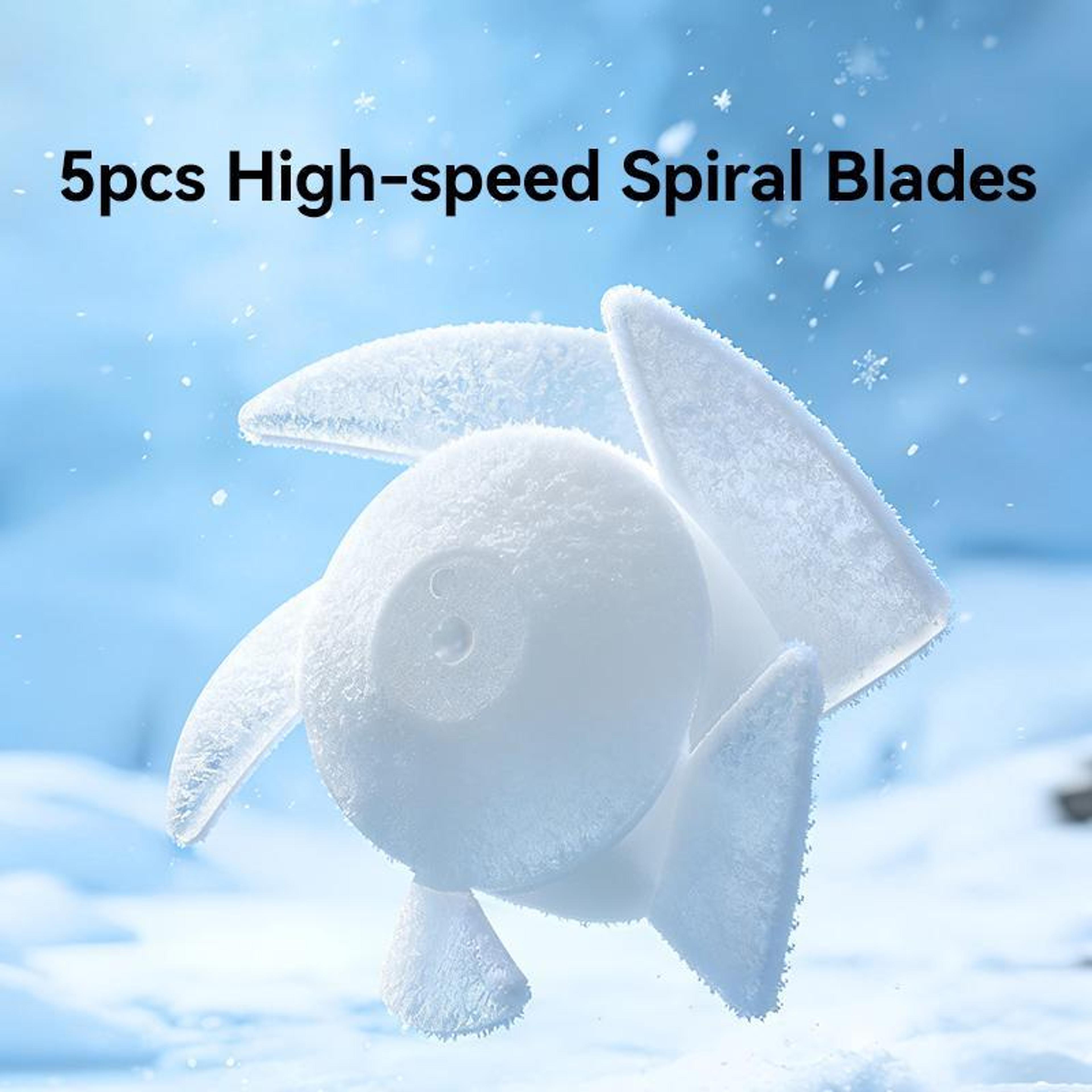 Ice Cool Mini Handheld Fan USB Portable Rechargeable Fan 3 Speed Personal Cooling Fan 5