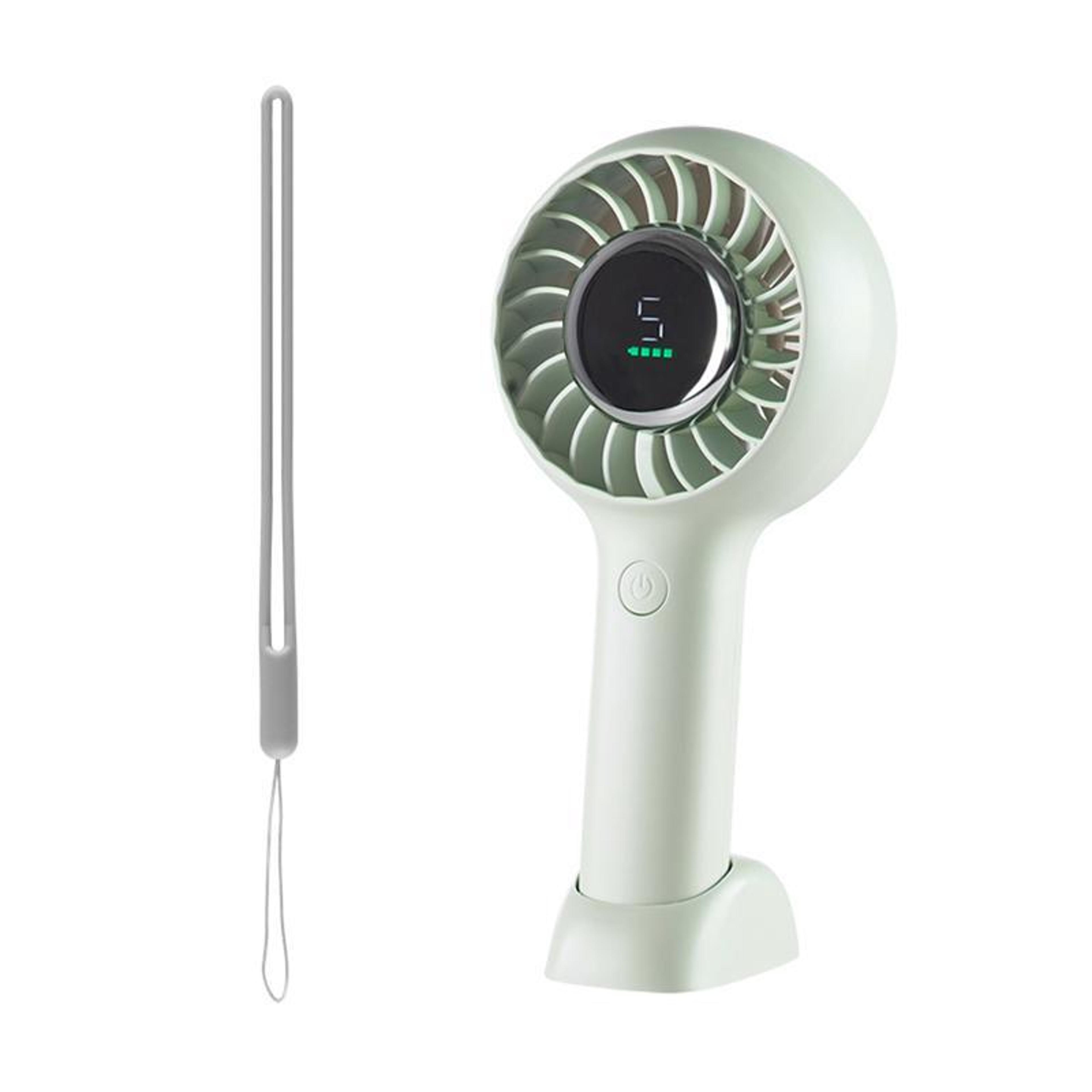 H11 Portable Handheld Fan With Digital Display Rechargeable Fan And Desktop Stand 11