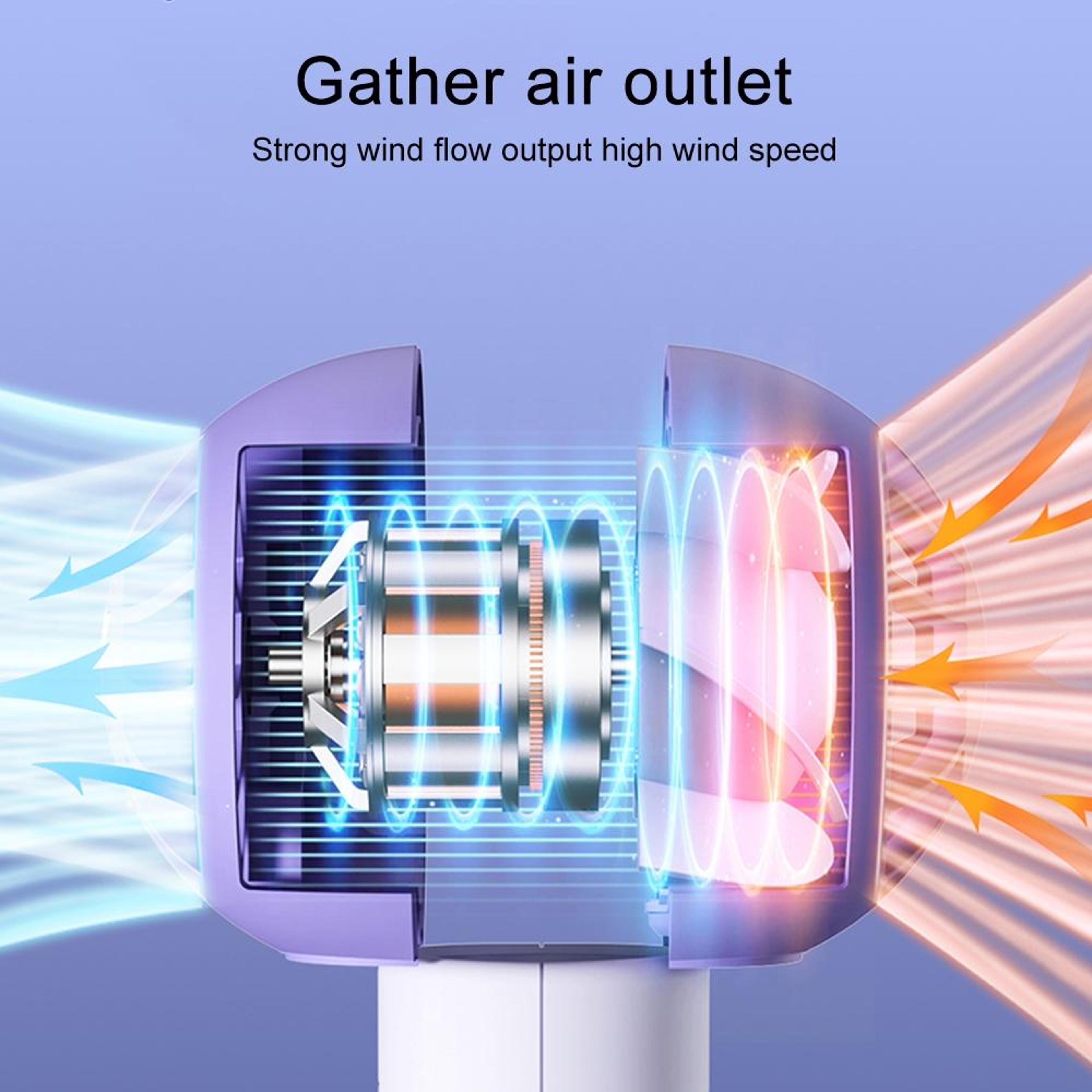 Portable USB Rechargeable Handheld Fan Quiet Mini Personal Cooling Fan With 3 Speed Settings 4