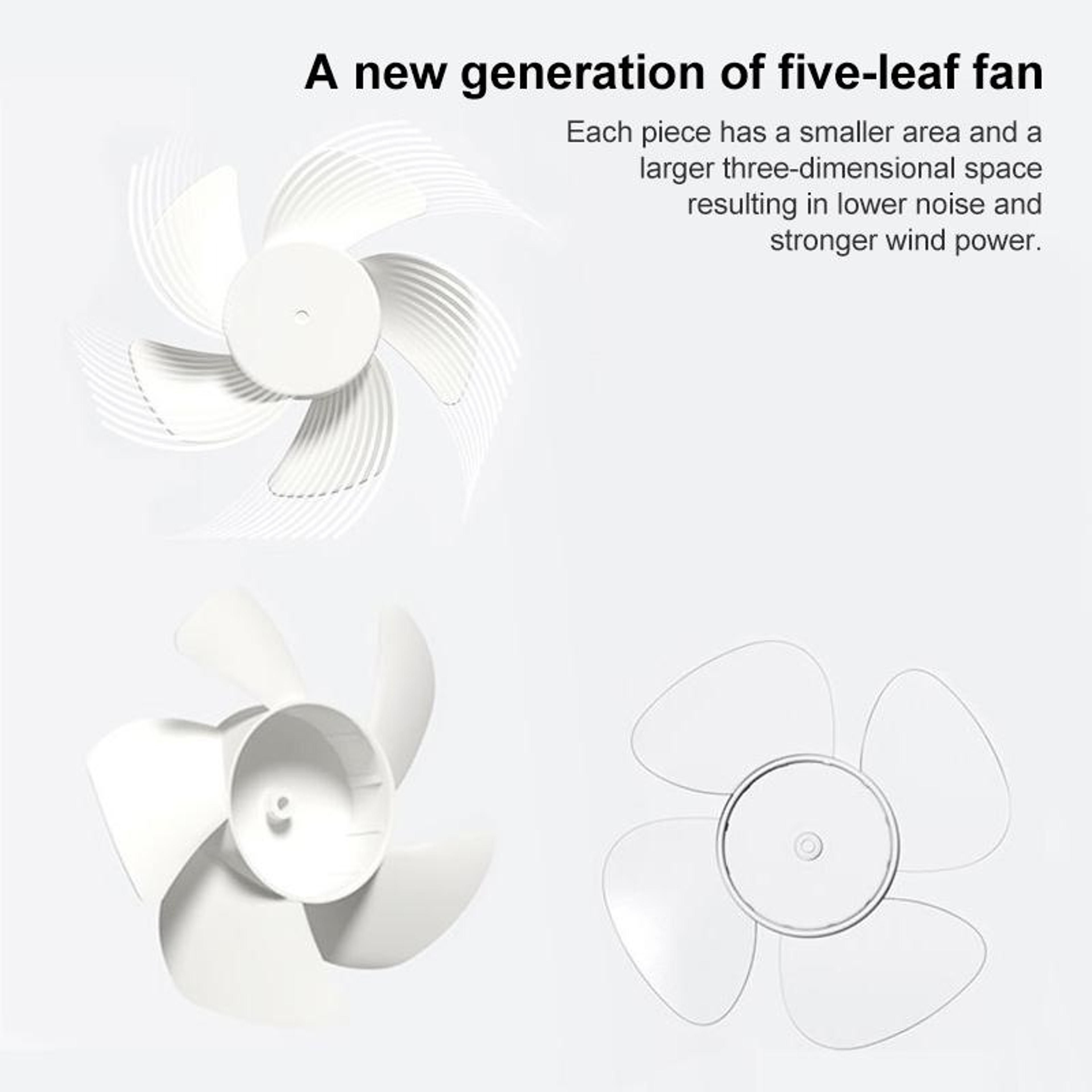 360 Adjustable USB Desk Fan Portable Mini Desktop Fan With 3 Speed Quiet Cooling 2