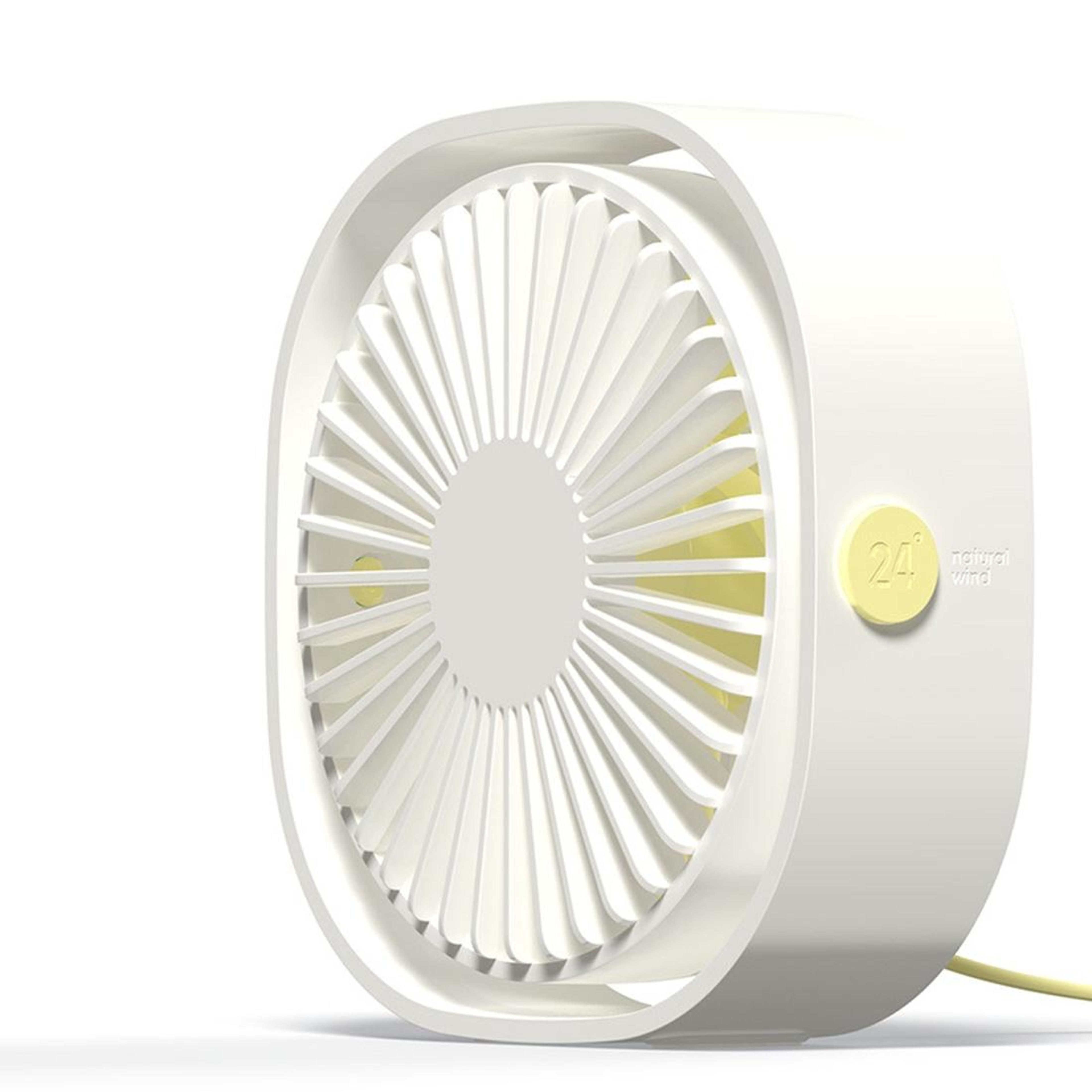 360 Adjustable USB Desk Fan Portable Mini Desktop Fan With 3 Speed Quiet Cooling 8