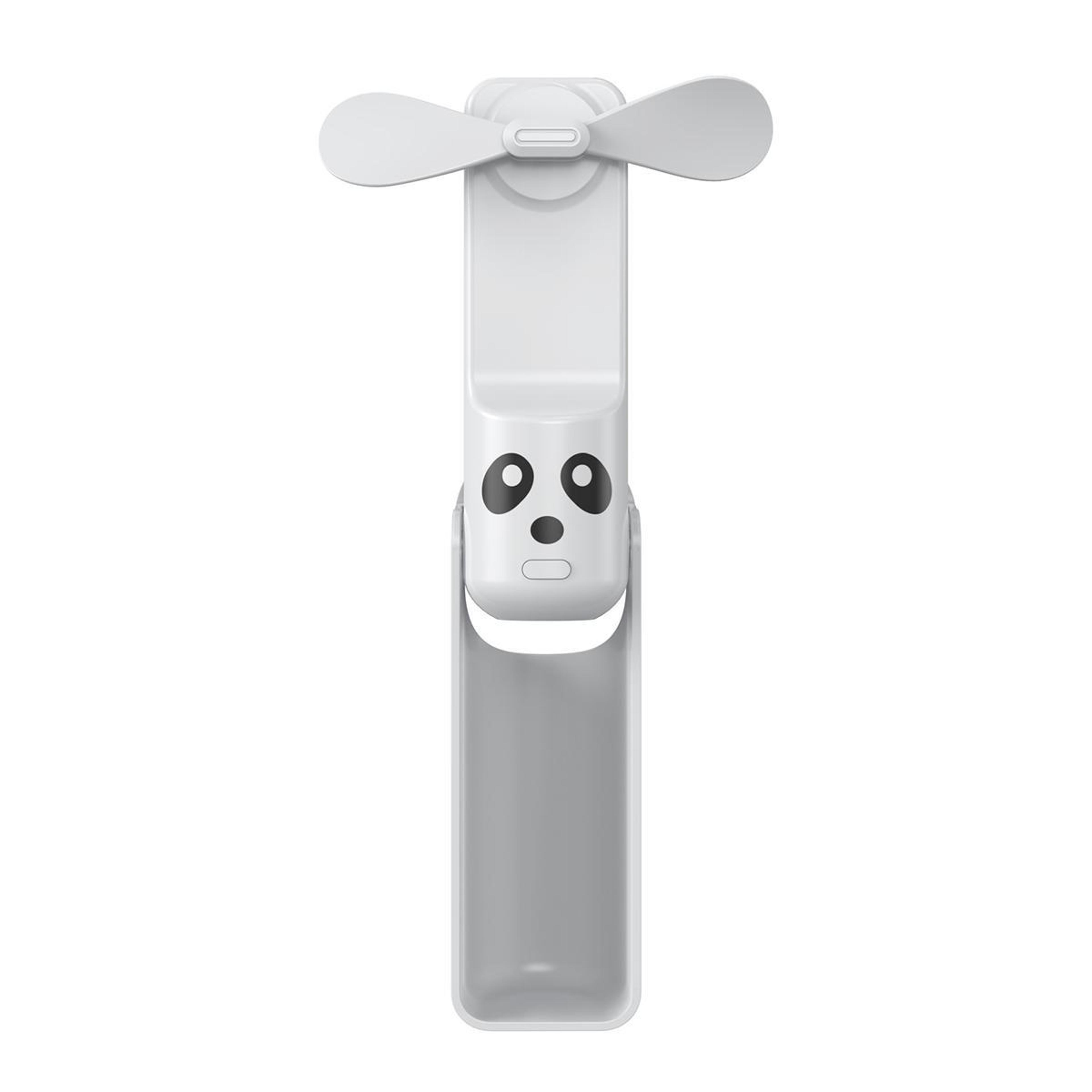 f5 portable handheld fan foldable mini rechargeable fan with type c power bank and flashlight