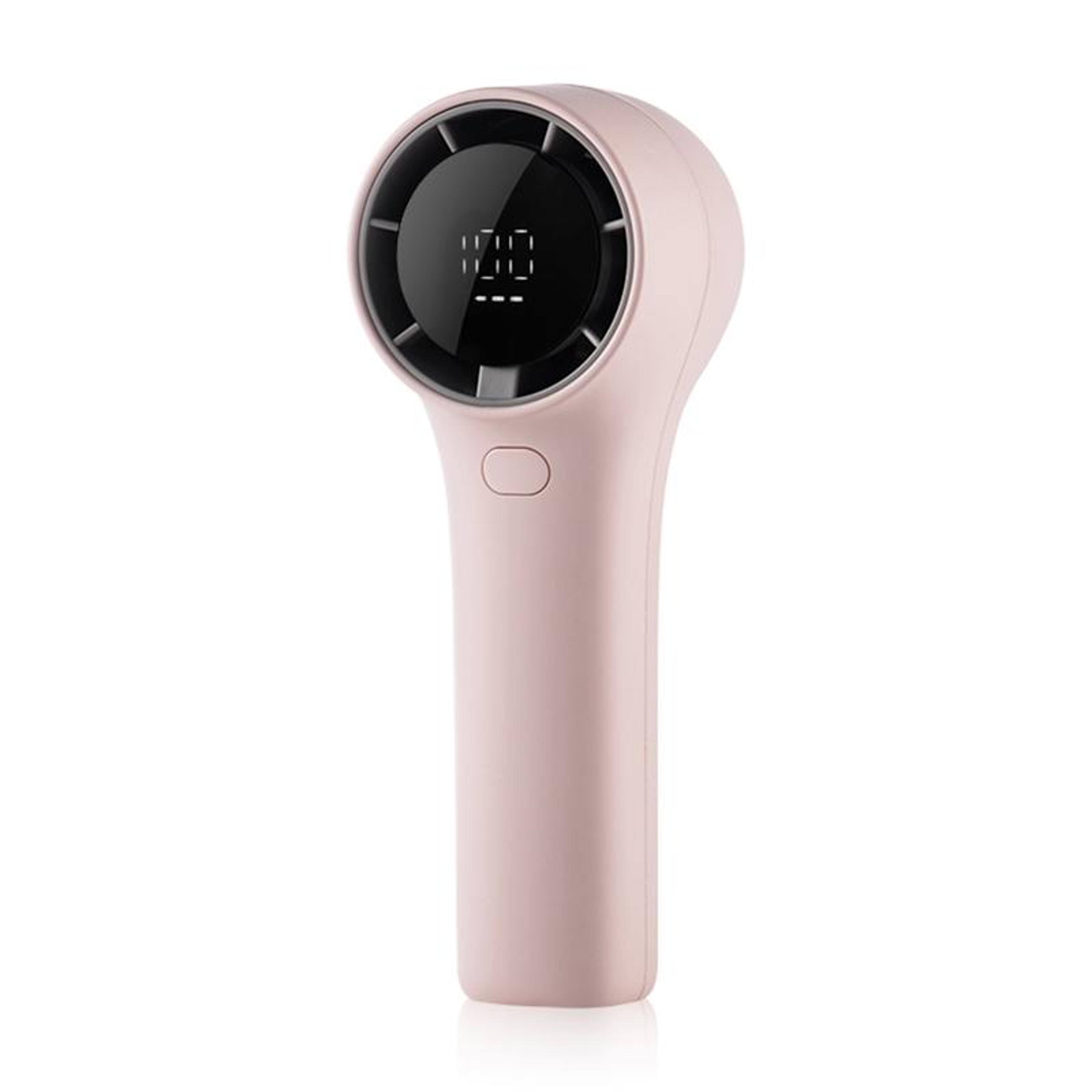 N606 Pro Mini Handheld Fan USB Rechargeable Portable Fan With HD Digital Display And 5 Speed Coolin 8