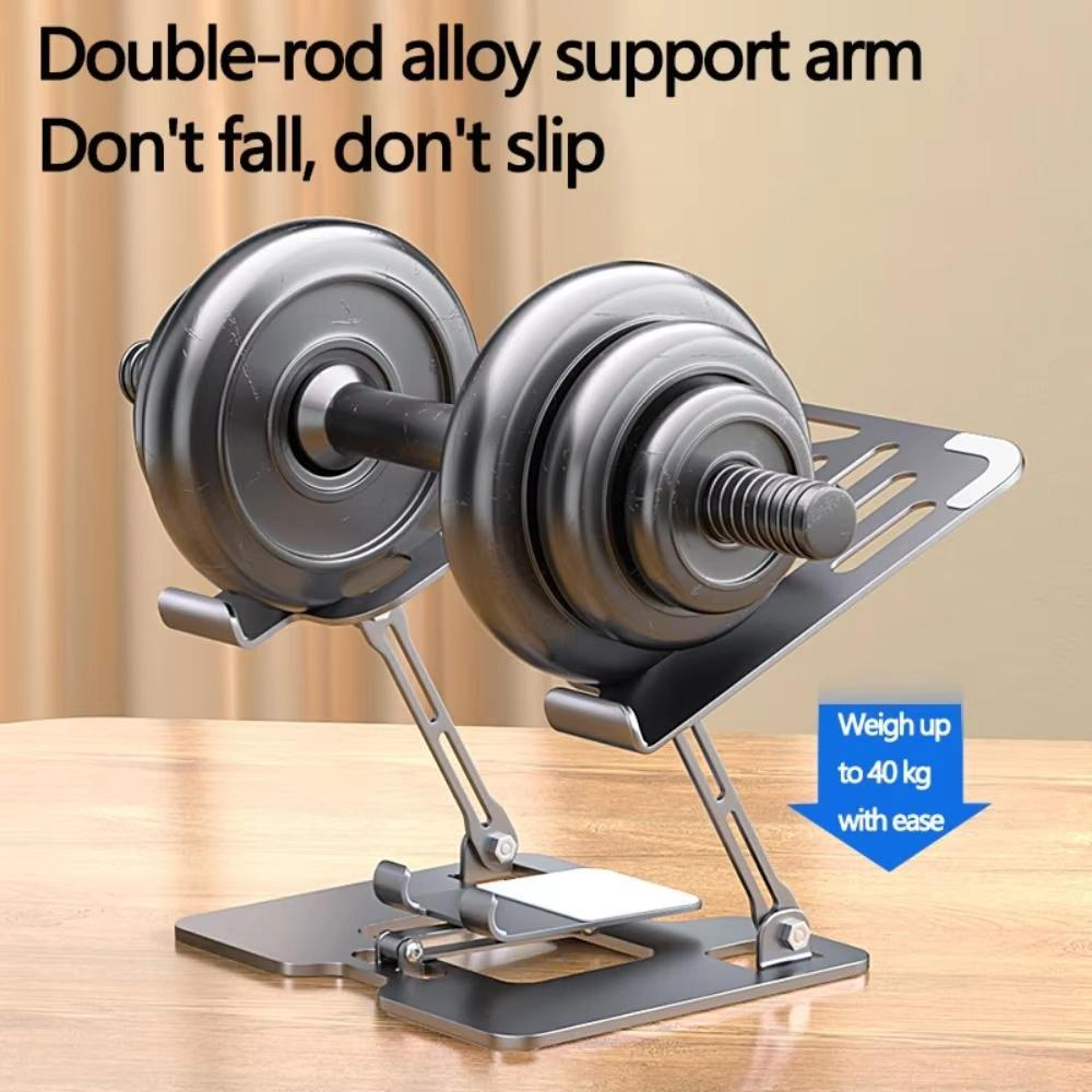 2 In 1 Laptop Stand With Laptop Cooling Stand And Phone Holder Adjustable Tablet Riser 3