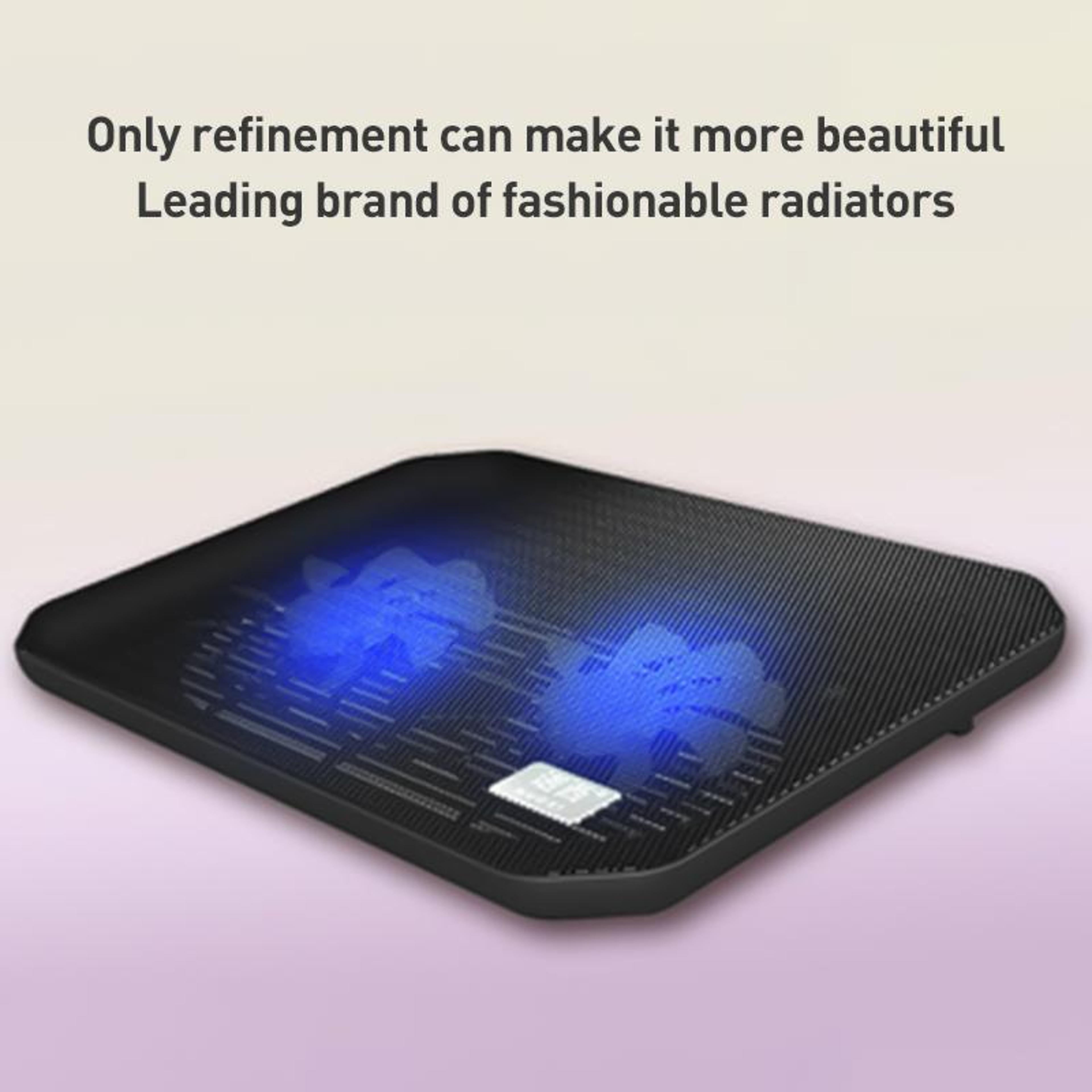Dual Fan Laptop Cooling Pad Ergonomic Laptop Cooler Stand With Dual USB For 17 Inch Laptops 1