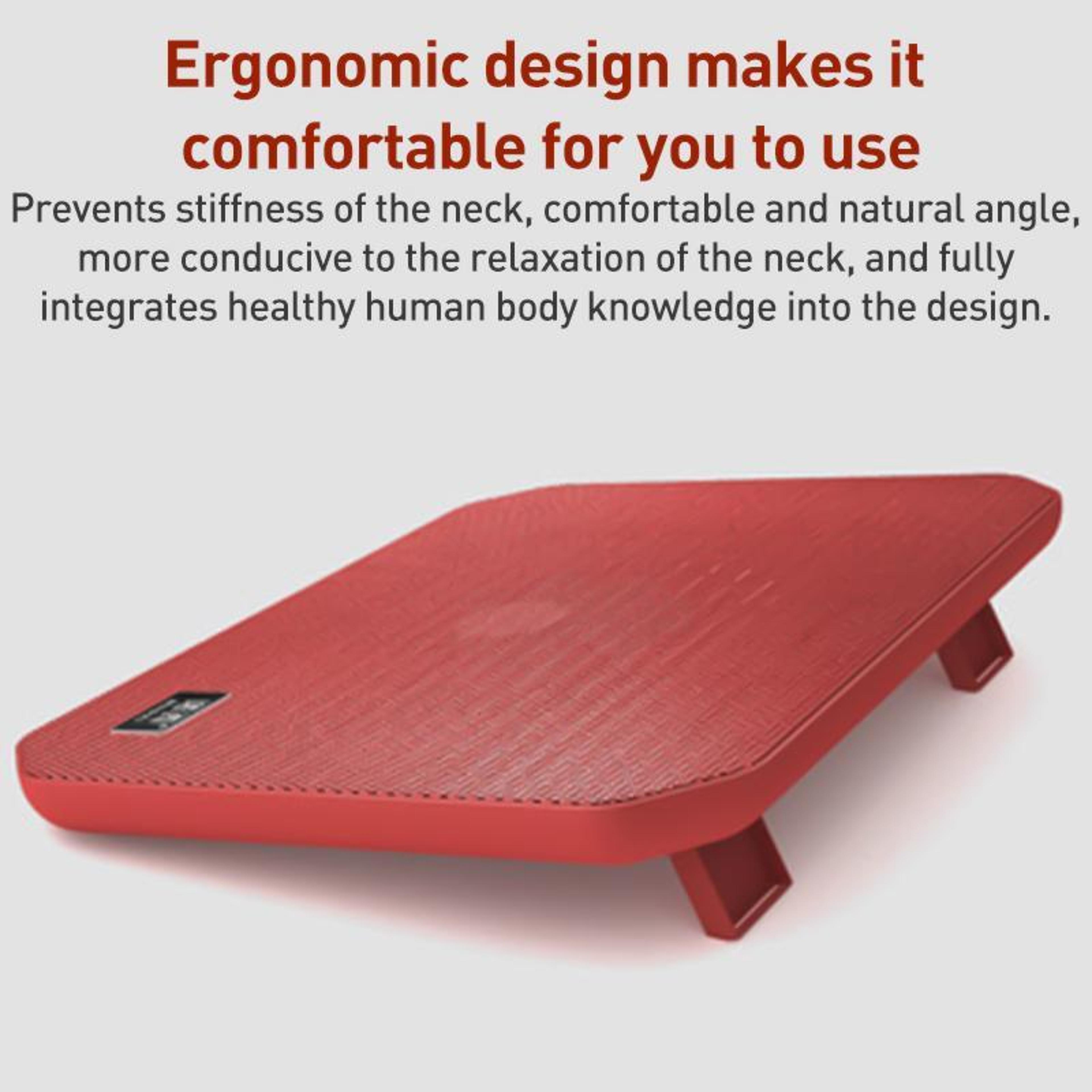 Dual Fan Laptop Cooling Pad Ergonomic Laptop Cooler Stand With Dual USB For 17 Inch Laptops 3