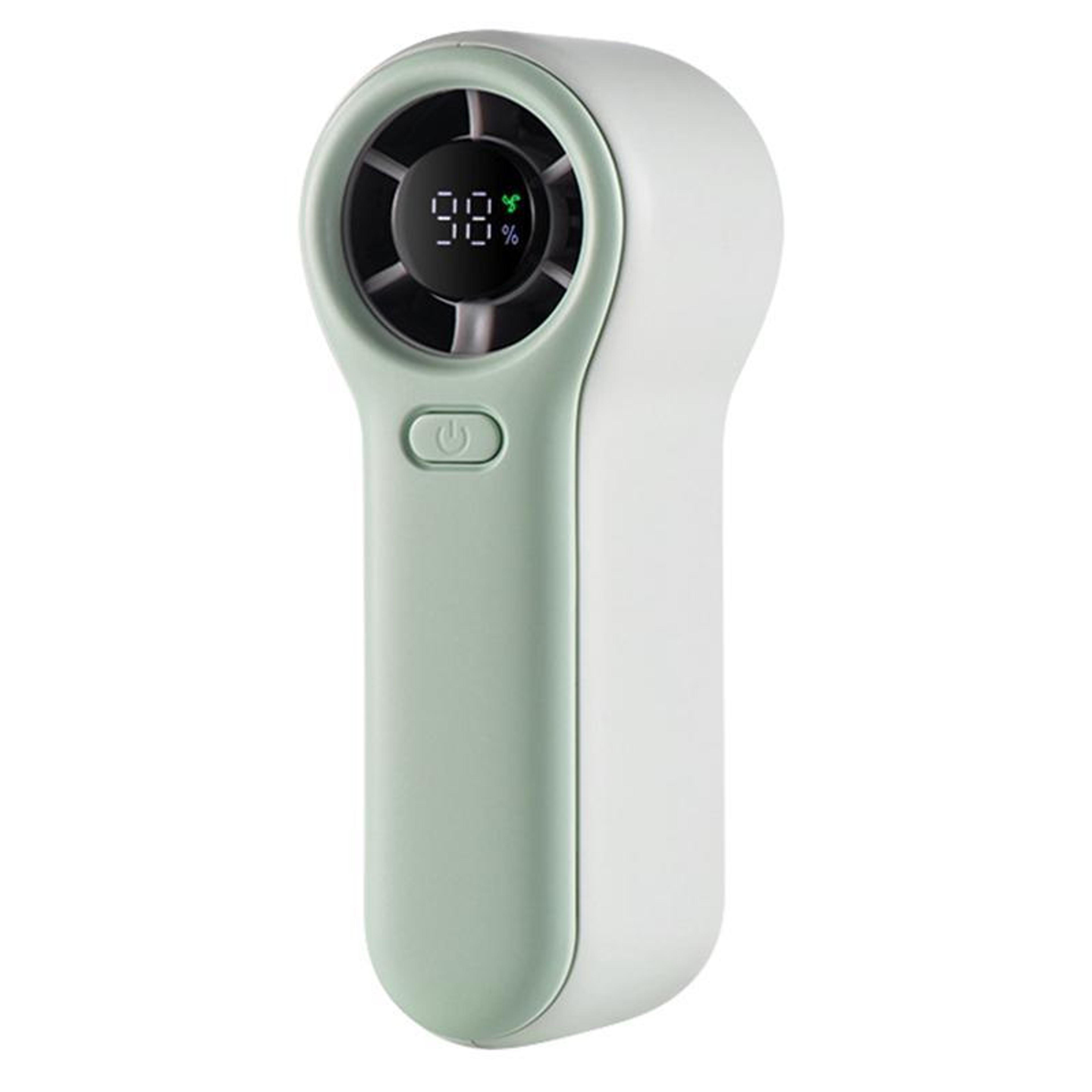 H02 Mini Handheld Fan With Digital Display Portable Rechargeable High Speed USB Type C Fan 8