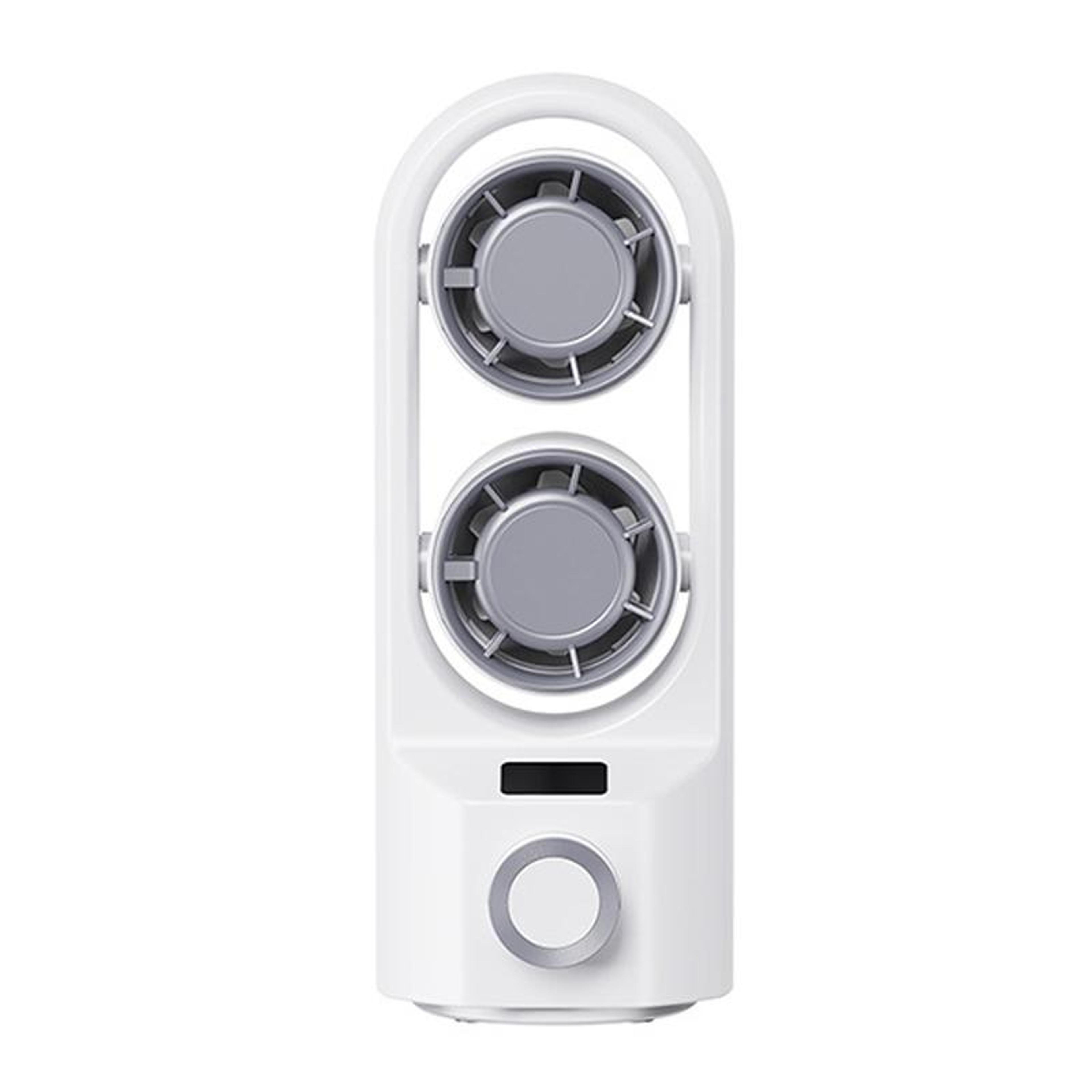 Smart Desk Tower Fan With Digital Display 100 Speed Rechargeable Oscillating Portable Cooling Fan 9