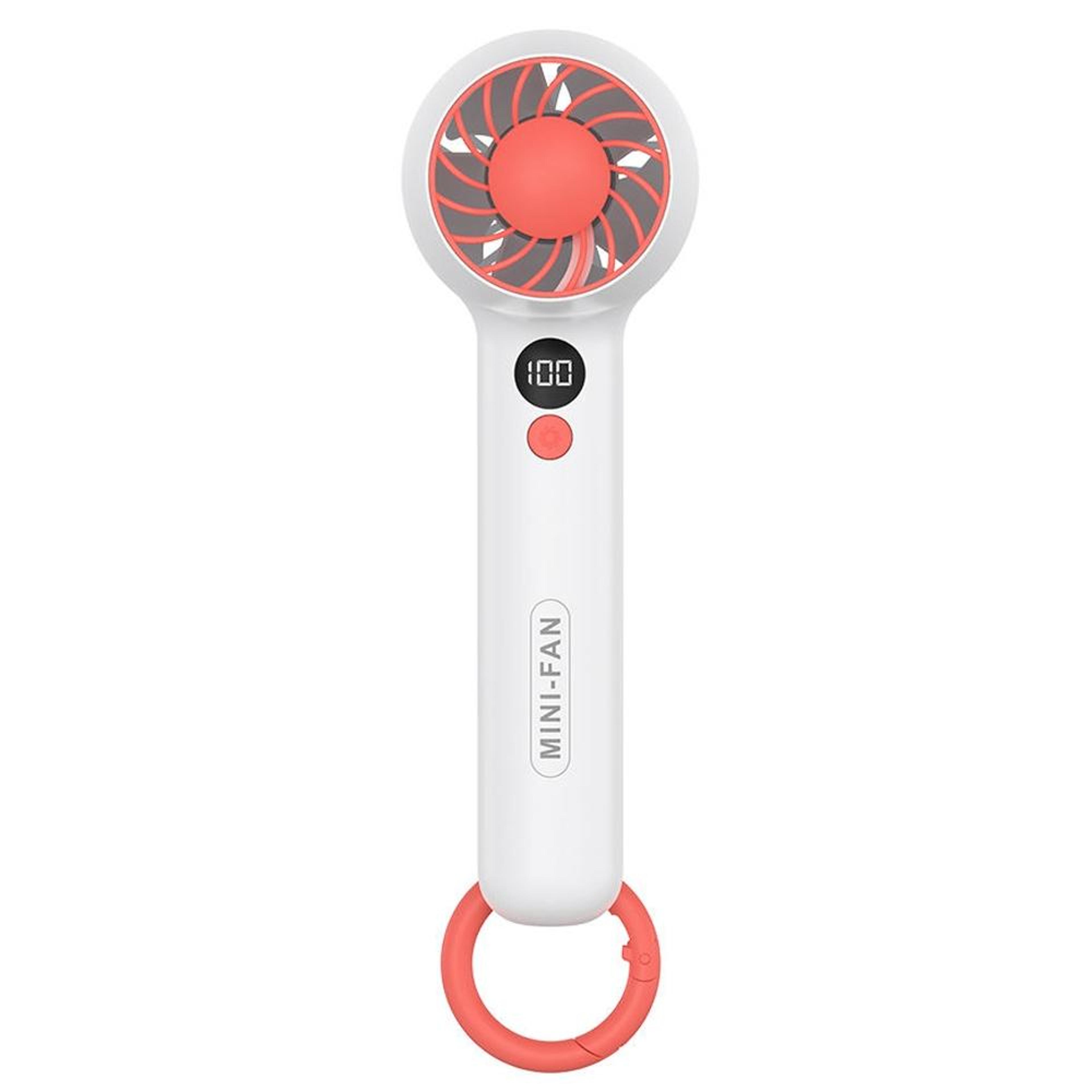 Portable Handheld Fan Mini USB Fan Rechargeable Personal Cooling Fan With Hook And 3 Speed Airflow 8