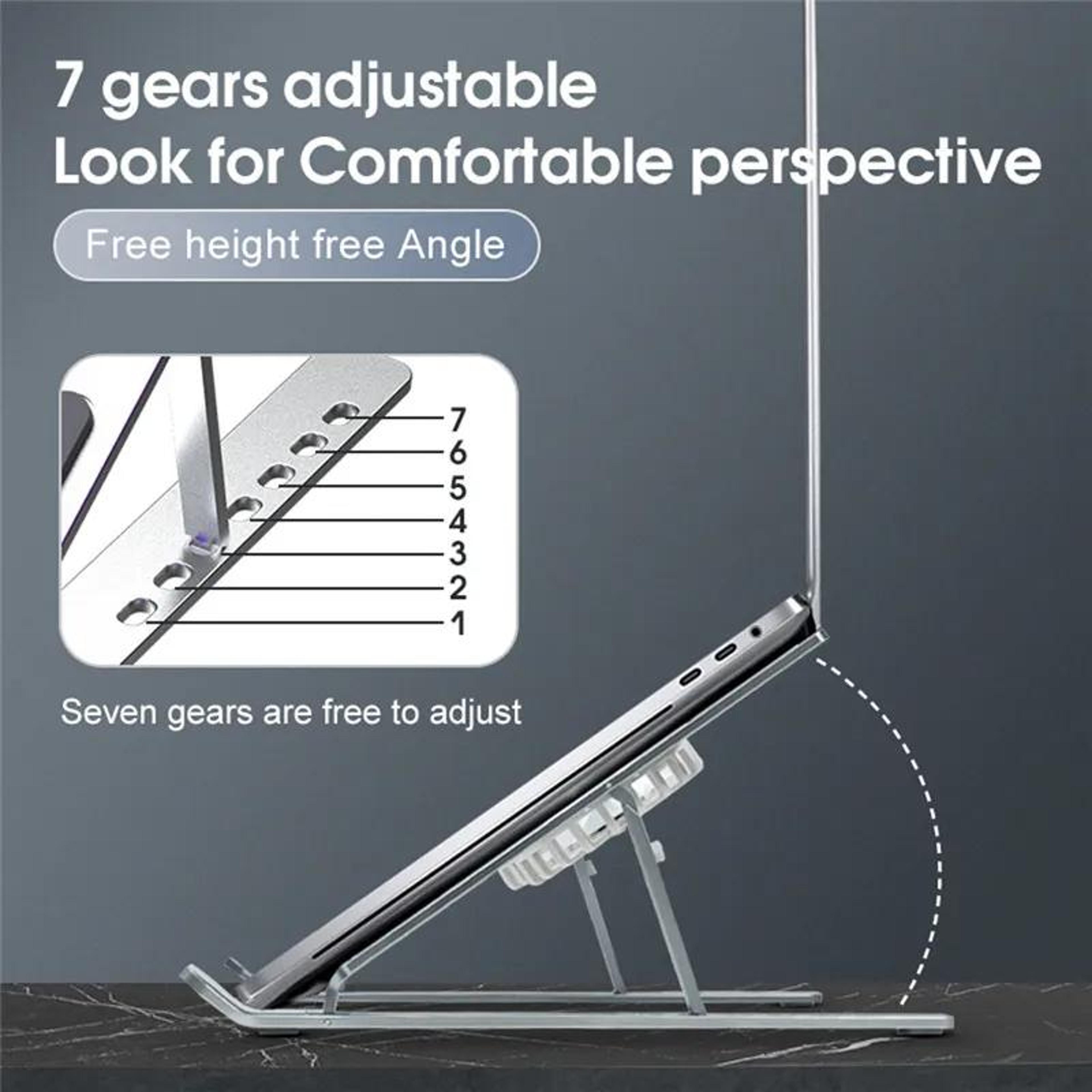 C9 Pro RGB Laptop Stand With Dual Cooling Fan Adjustable Aluminum Laptop Cooling Stand 7