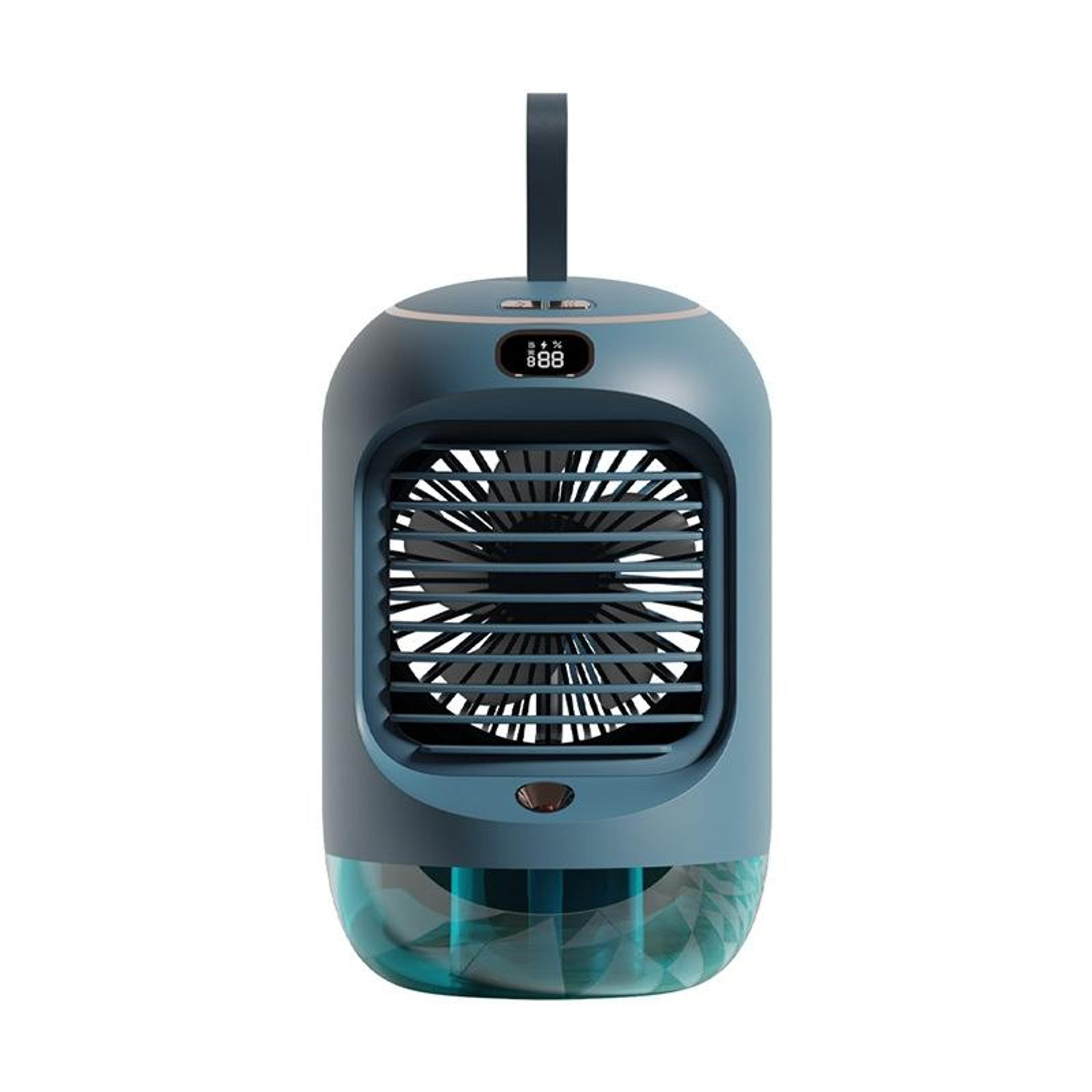 Portable Air Cooler Mist Cooling Fan With Humidifier USB Rechargeable Digital Display And Night Lig 10