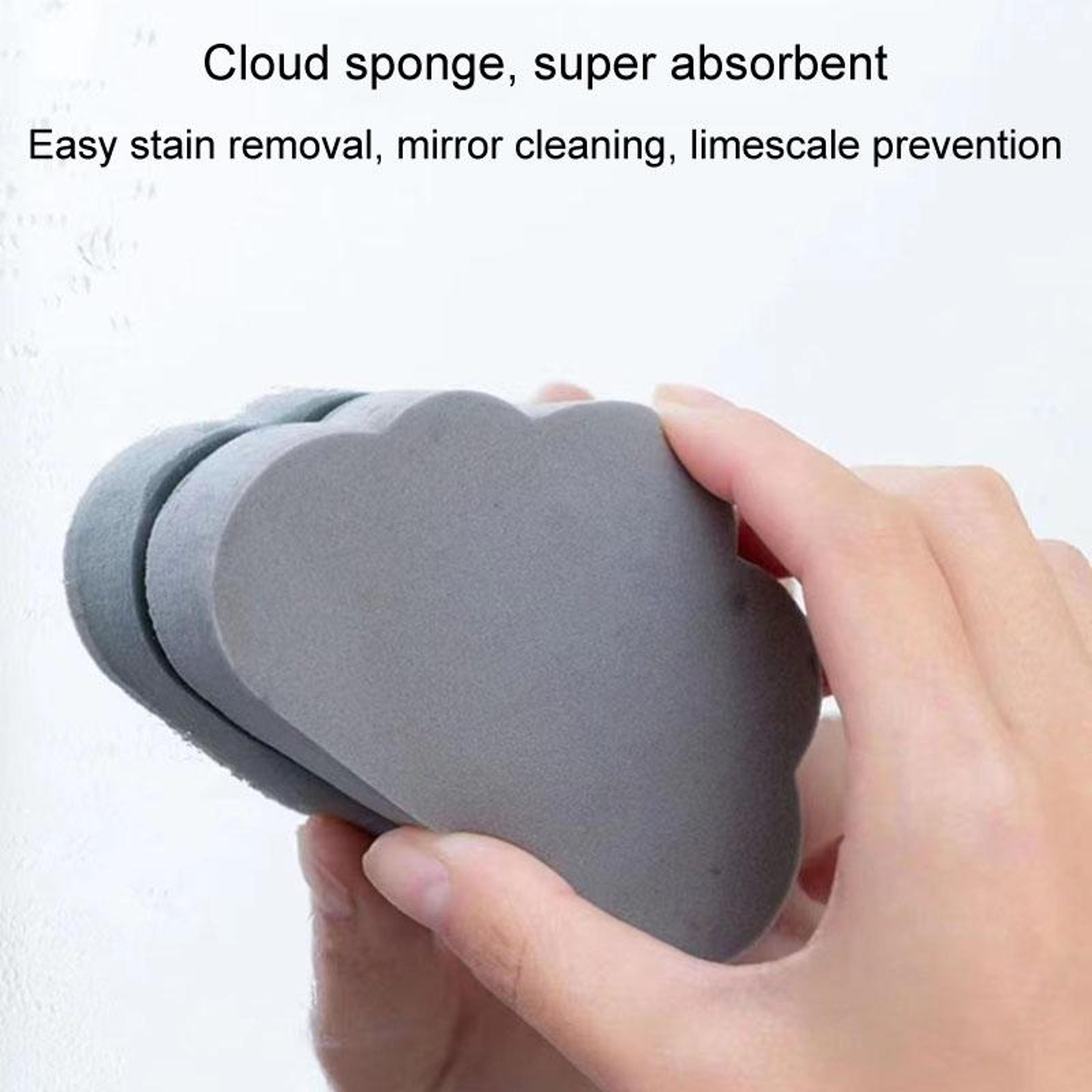 Cloud Shaped Bathroom Cleaning Sponge PVA Sponge Cleaner For Sink Mirror And Limescale Removal 2