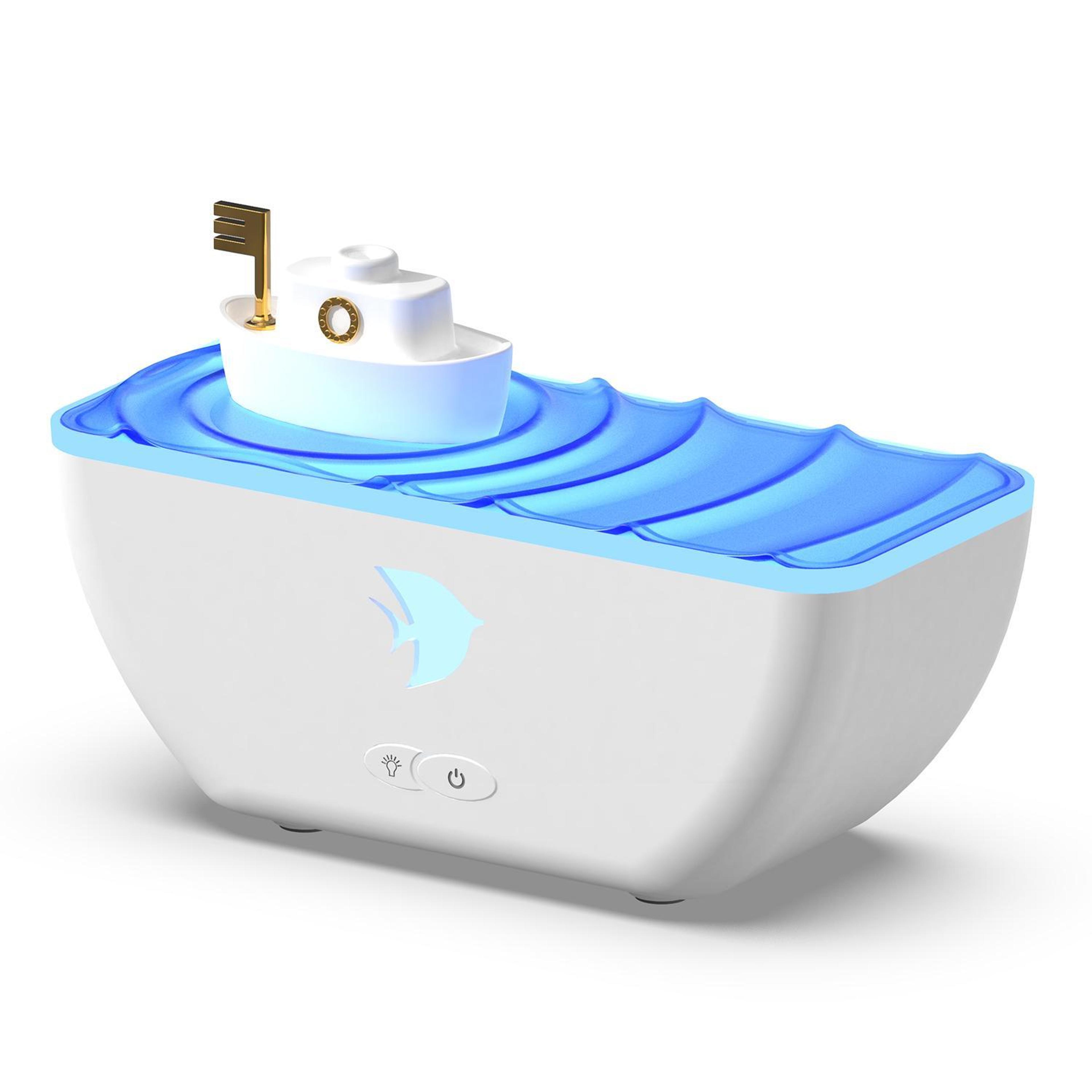Little Boat Ultrasonic Humidifier Essential Oil Aromatherapy Diffuser With 300ml Tank USB Type C 10