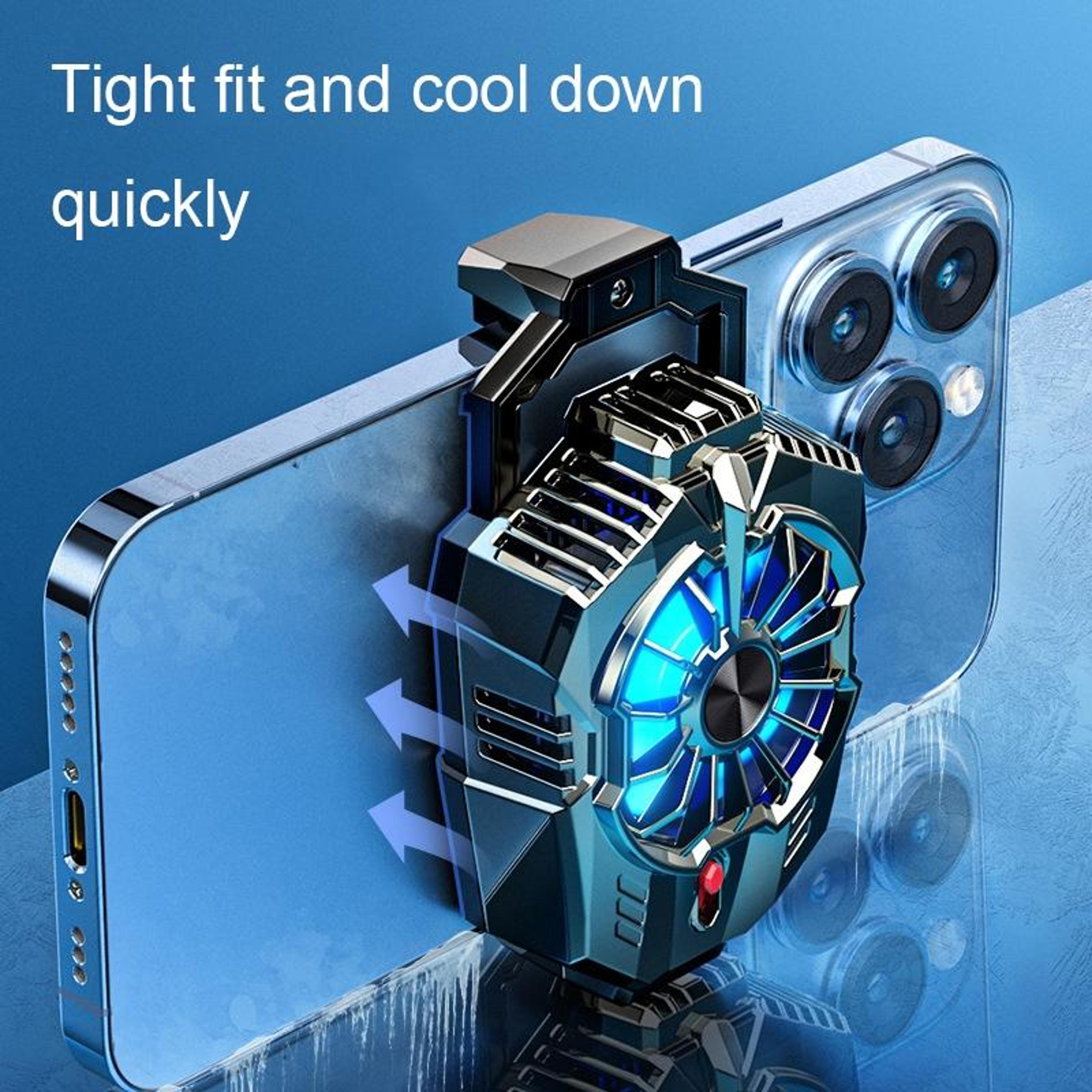 X20 Phone Cooling Fan Semiconductor Mobile Phone Cooler With LED Lights USB C Gaming Radiator 3