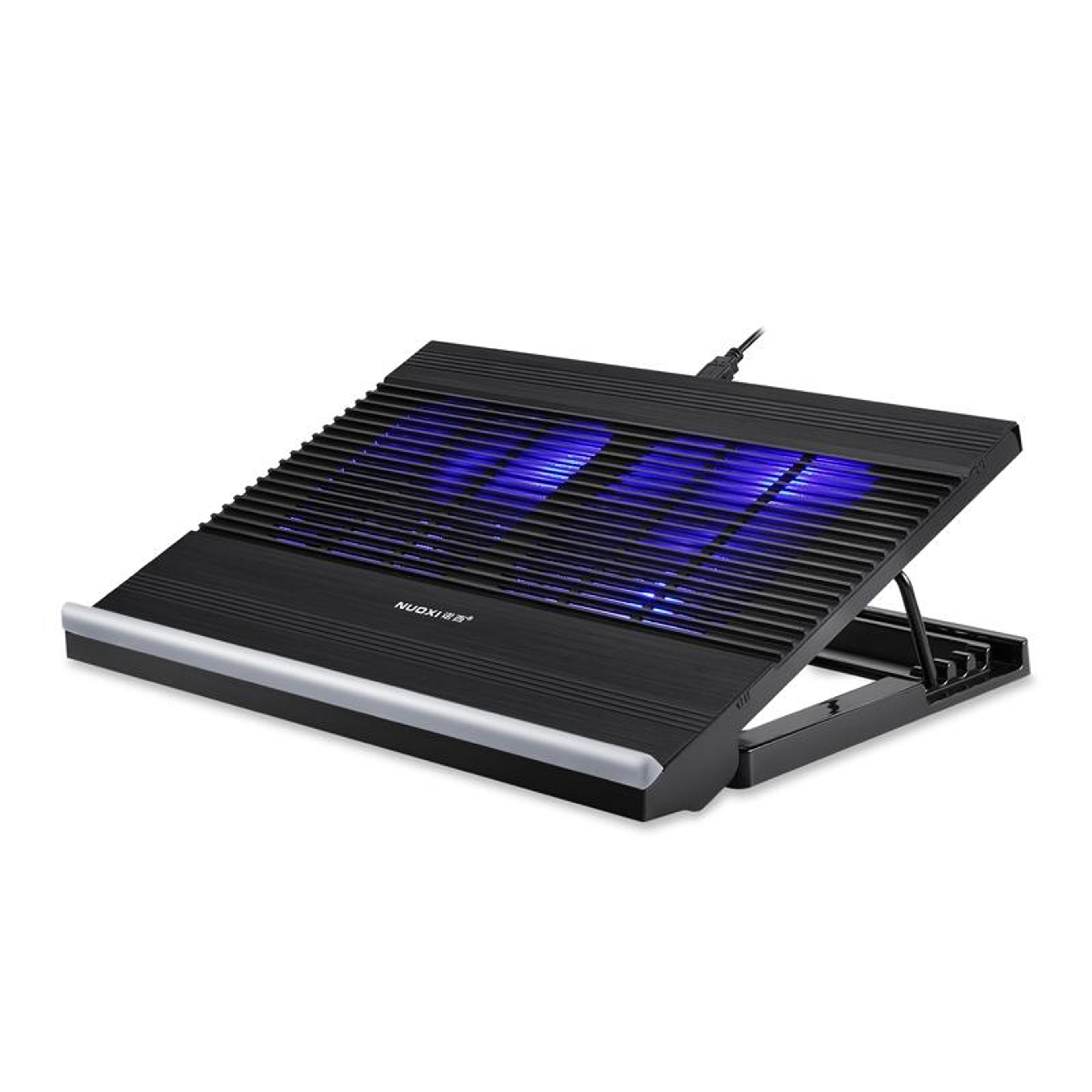 T10 Laptop Cooling Pad Adjustable Aluminum Laptop Stand With Dual Turbo Fans 7
