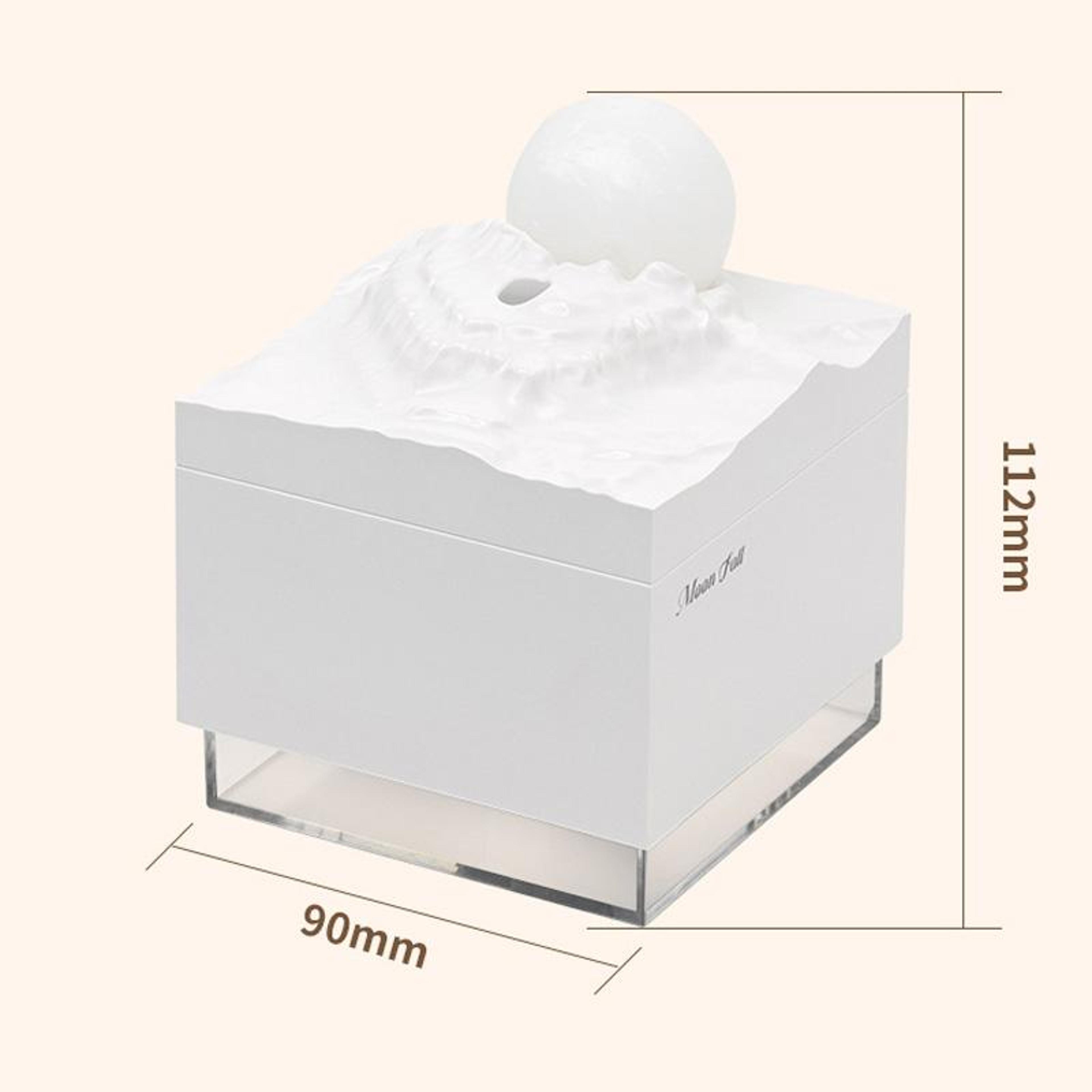 Moon Meteorite Mini Humidifier With Colorful Night Light USB Cool Mist Humidifier 7