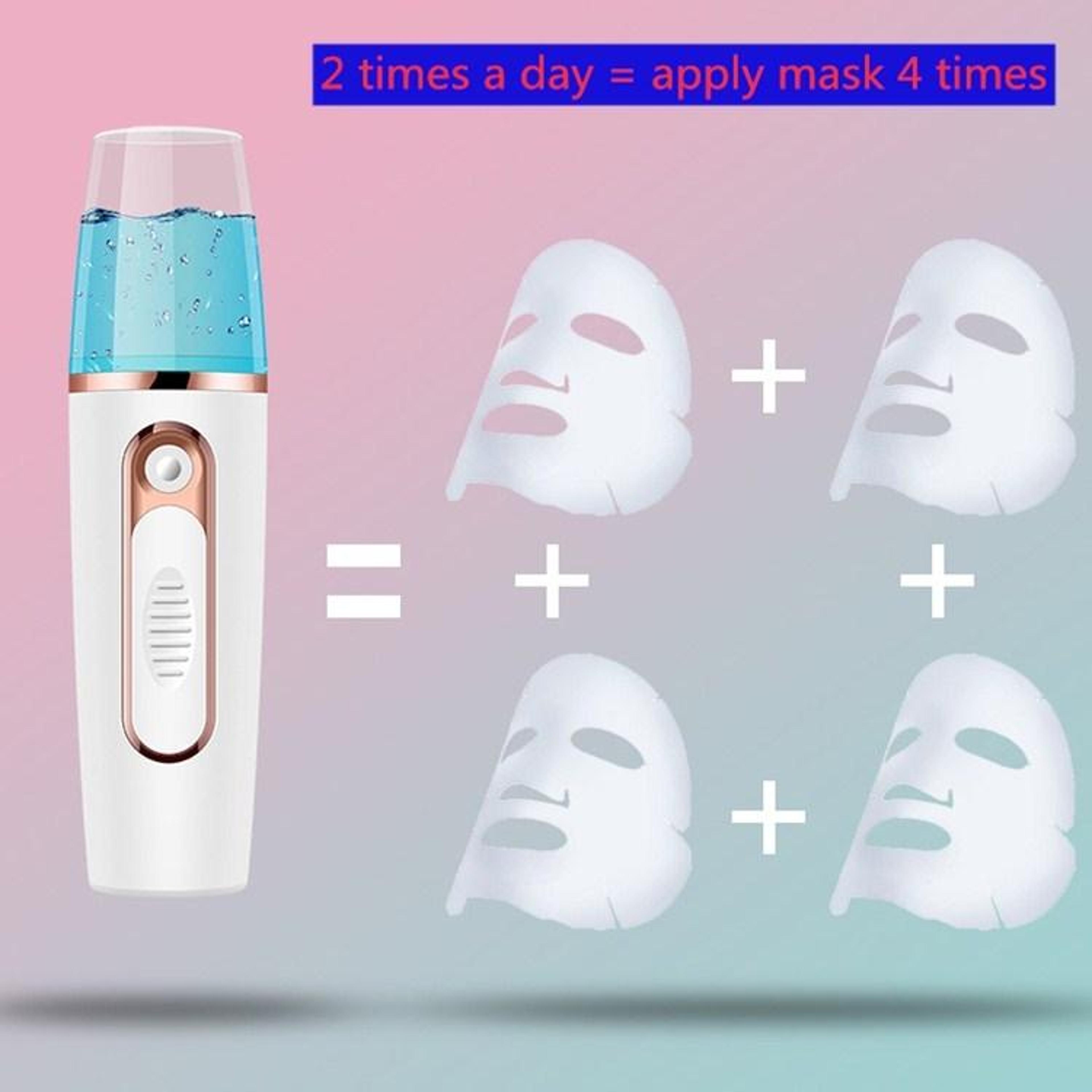 Portable Nano Facial Mist Sprayer USB Rechargeable Mini Humidifier For Skin Hydration And Refreshin 5