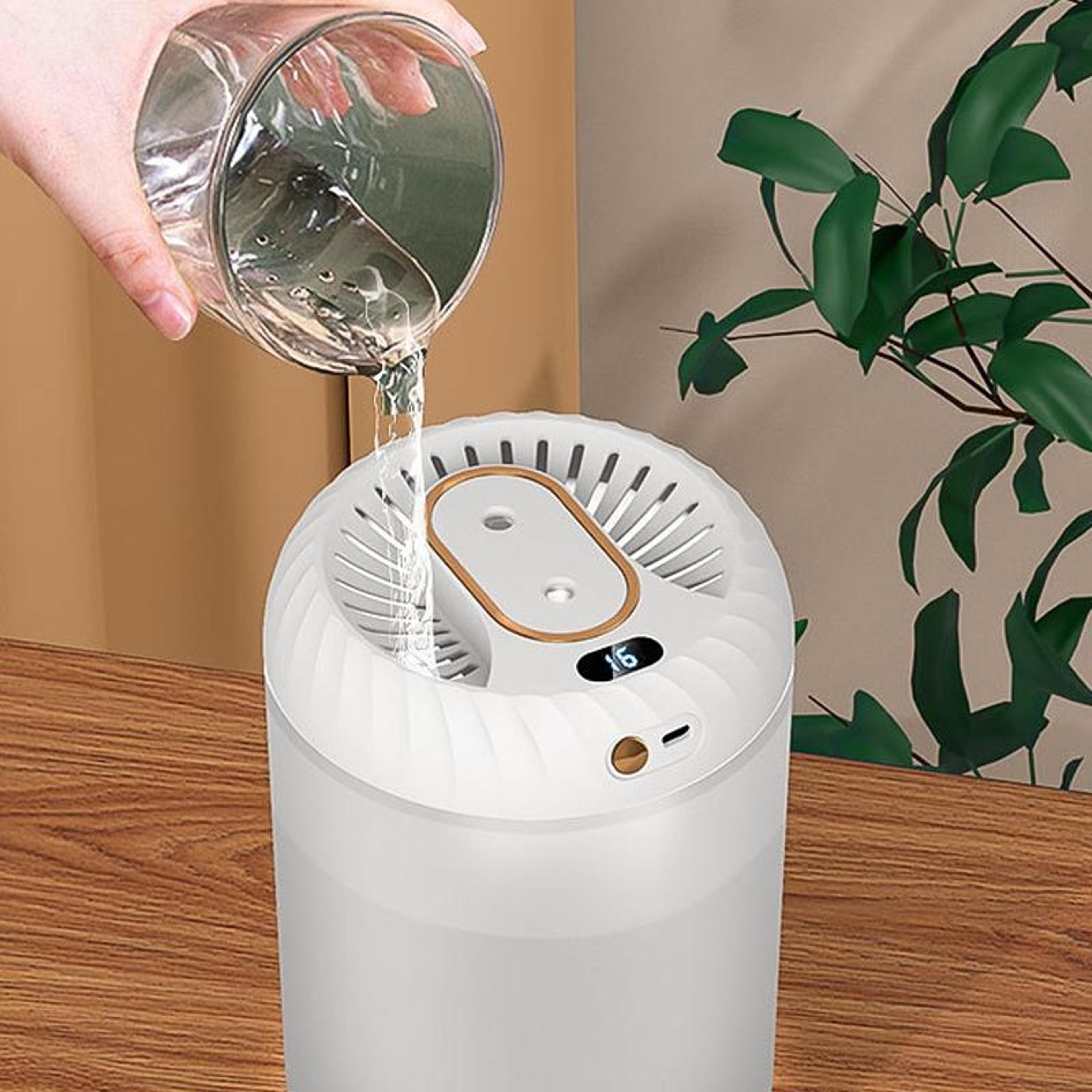 3000ml Air Humidifier With Double Nozzle Digital Display Essential Oil Diffuser And Ambient Light 4