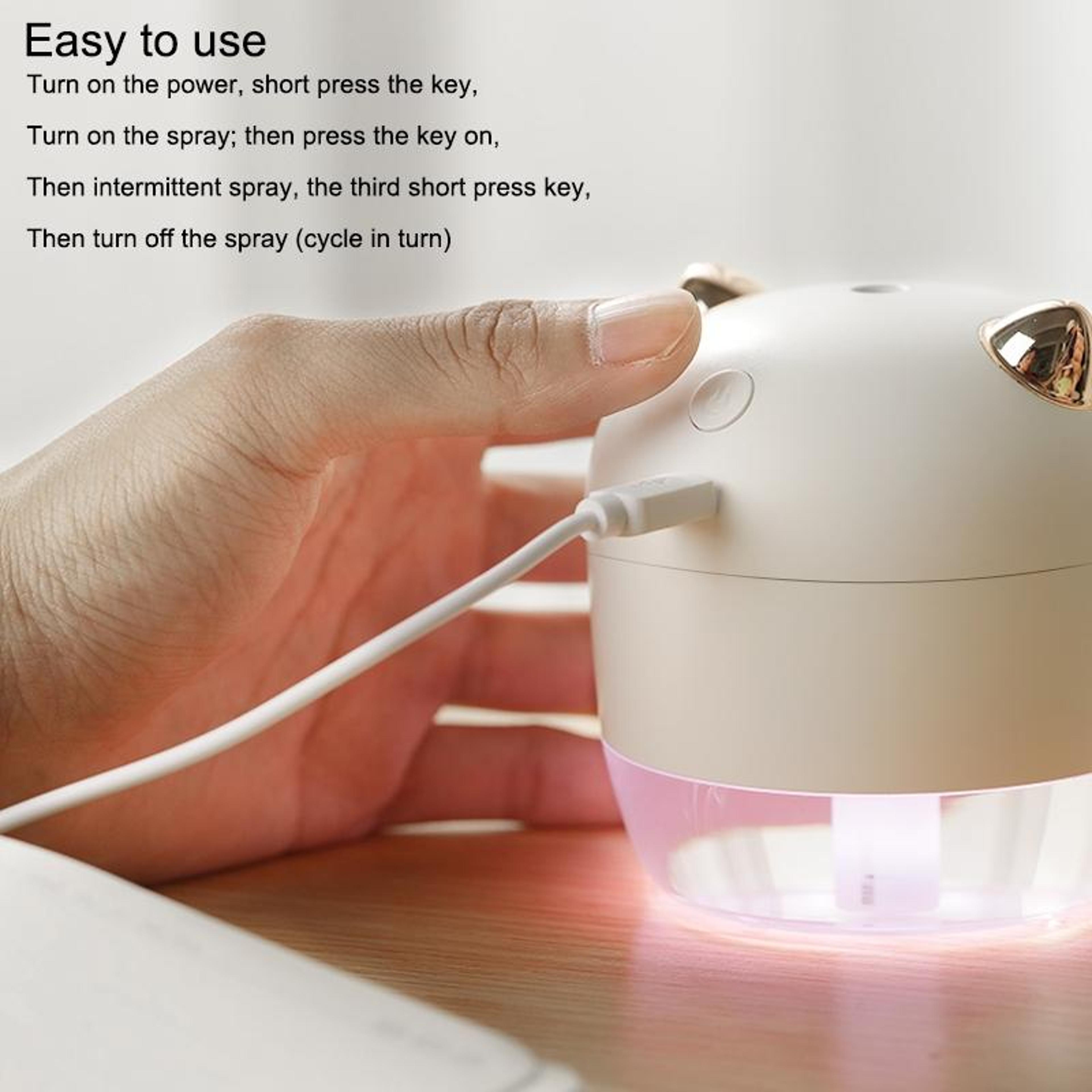 Devil Portable Humidifier USB Mini Air Humidifier With Colorful Night Light 13