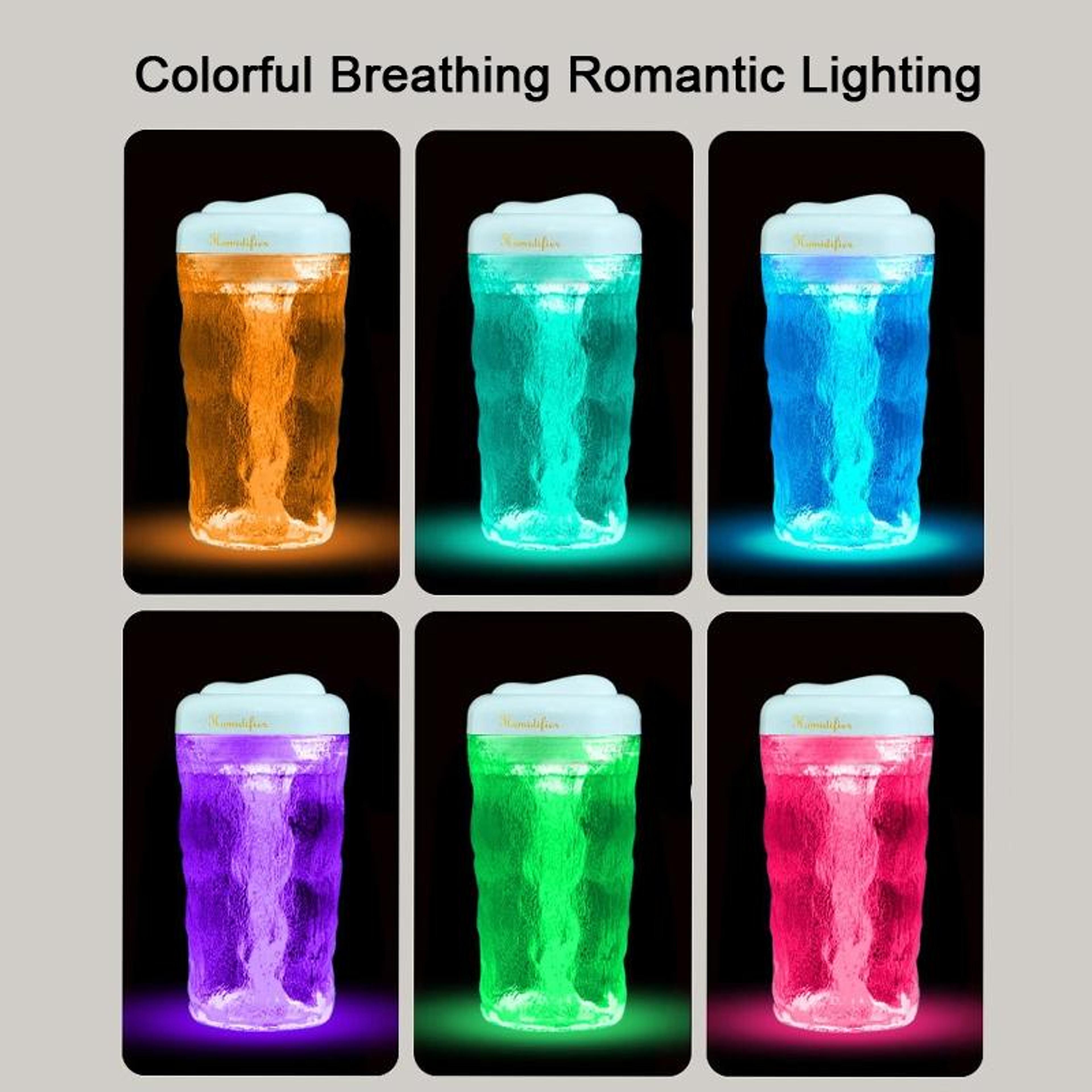 Iceberg Car Humidifier USB Aromatherapy Diffuser With Colorful Night Light Quiet Mist Air Moisturiz 3