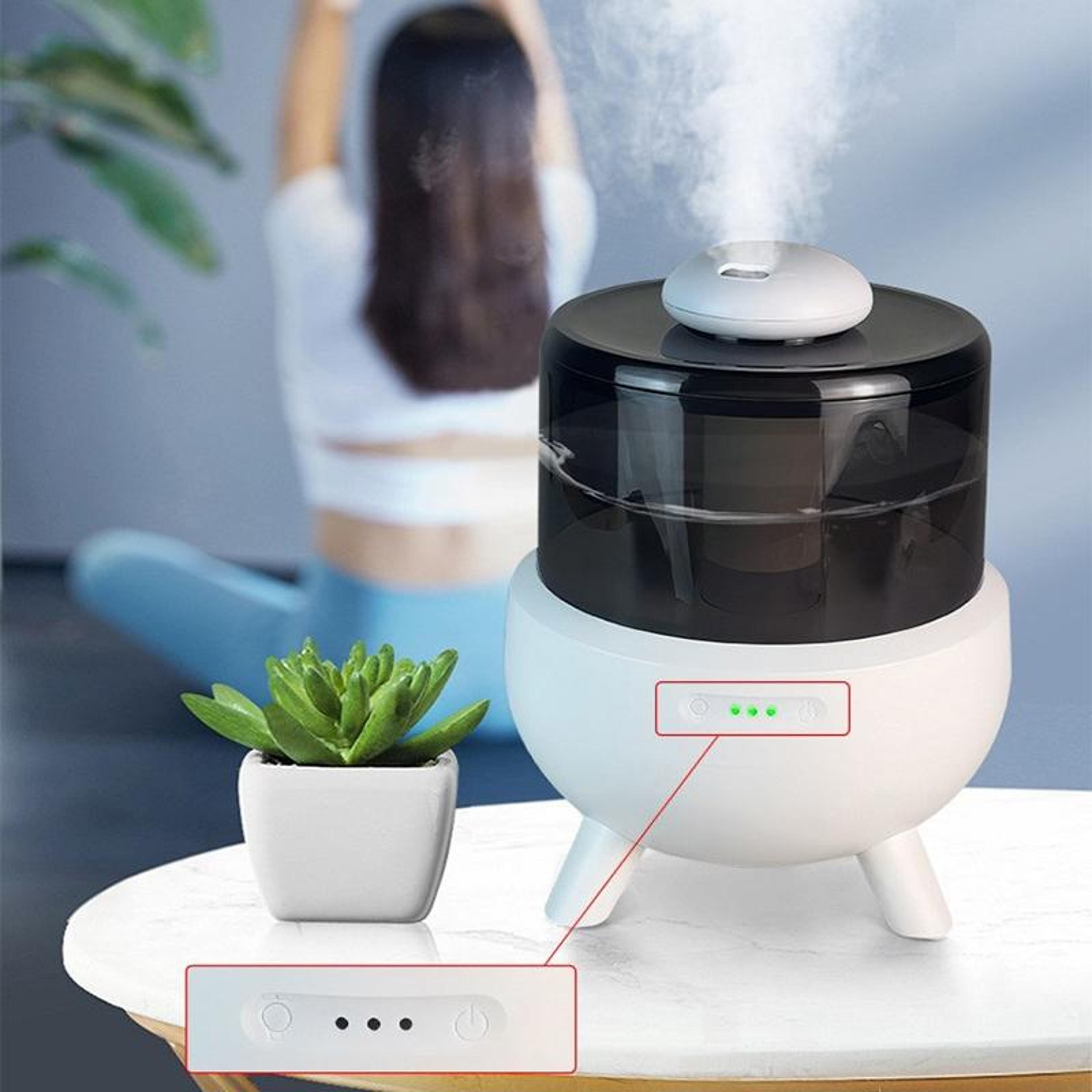 2L Ultrasonic Humidifier With Aromatherapy Diffuser Colorful LED Night Light And Adjustable Cool Mi 5