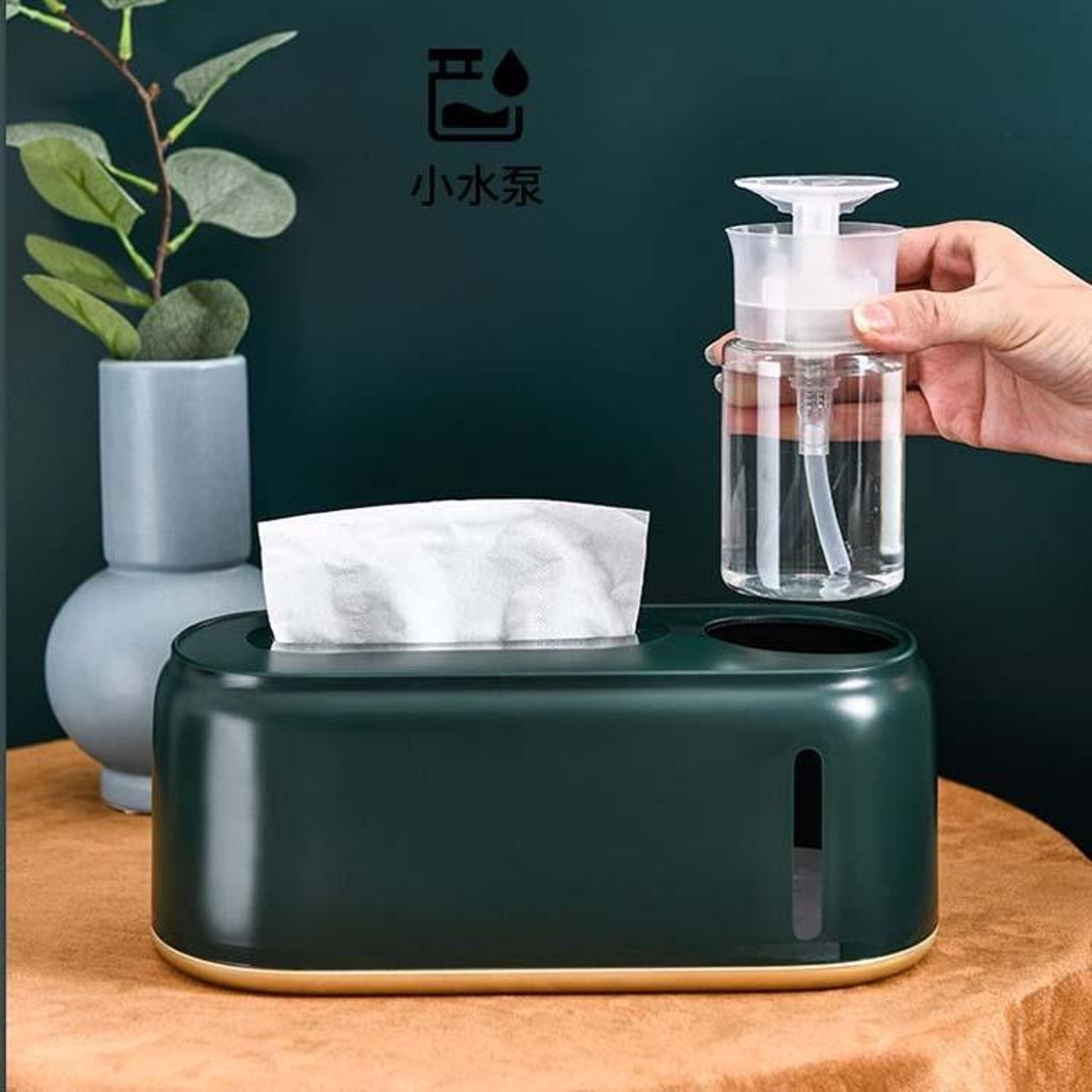 Creative Humidifying Tissue Box With Water Reservoir Wet And Dry Tissue Box Holder For Home Office 5