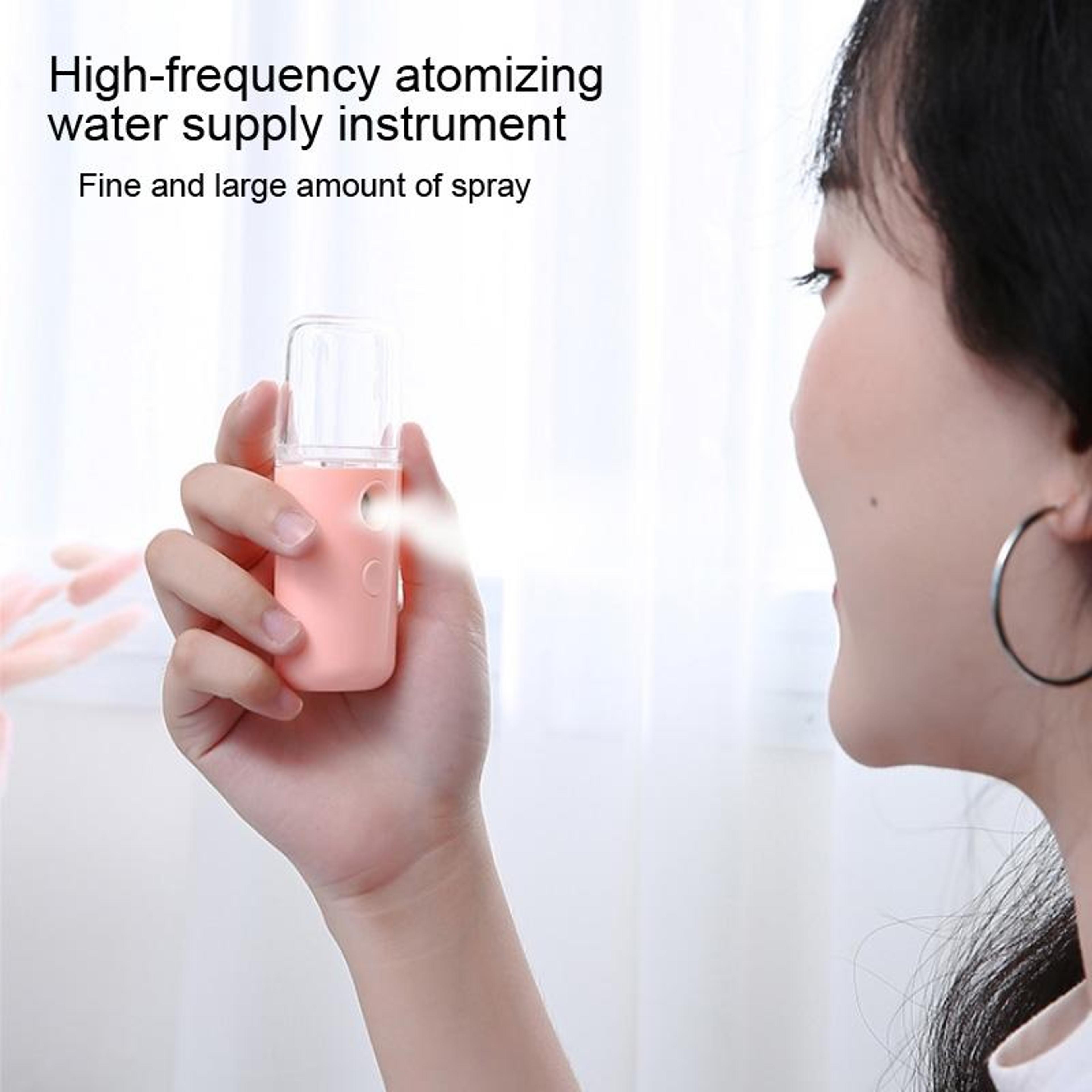 L20 Facial Mist Sprayer USB Nano Face Steamer Portable Cold Spray Moisturizing Humidifier 6