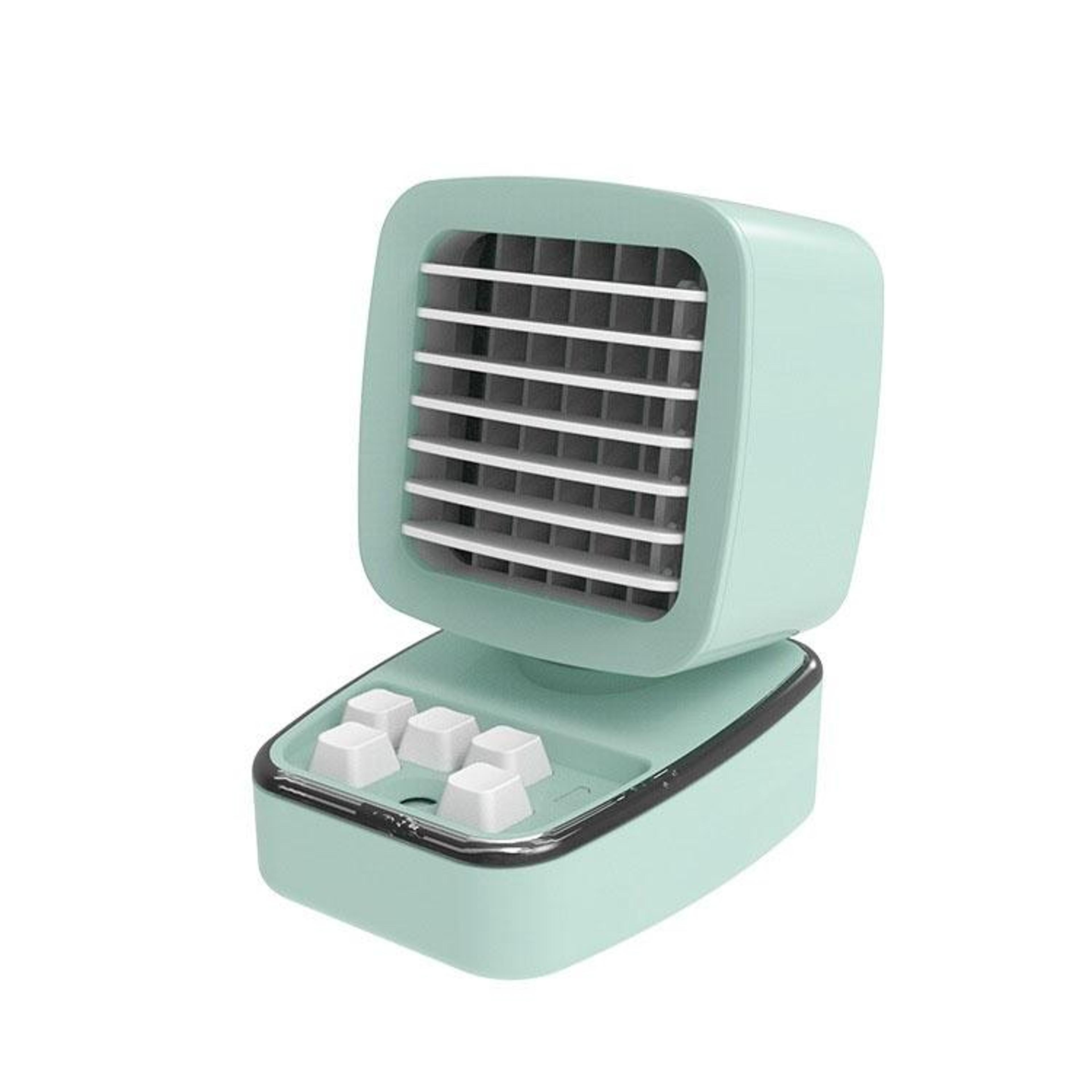 A5 Portable Air Cooler USB Cooling Fan Desktop Humidifier With 3 Speeds And LED Light 7