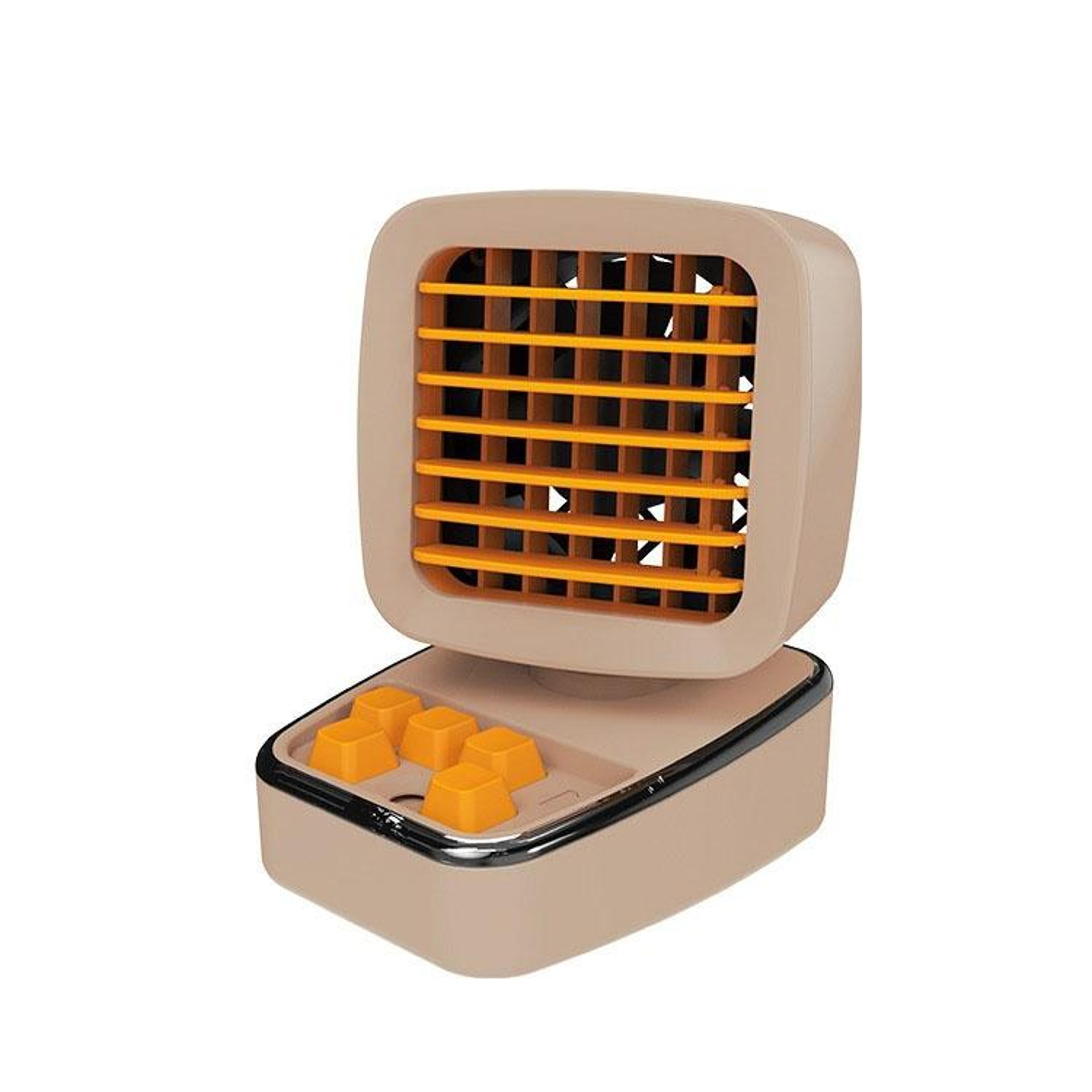 A5 Portable Air Cooler USB Cooling Fan Desktop Humidifier With 3 Speeds And LED Light 8