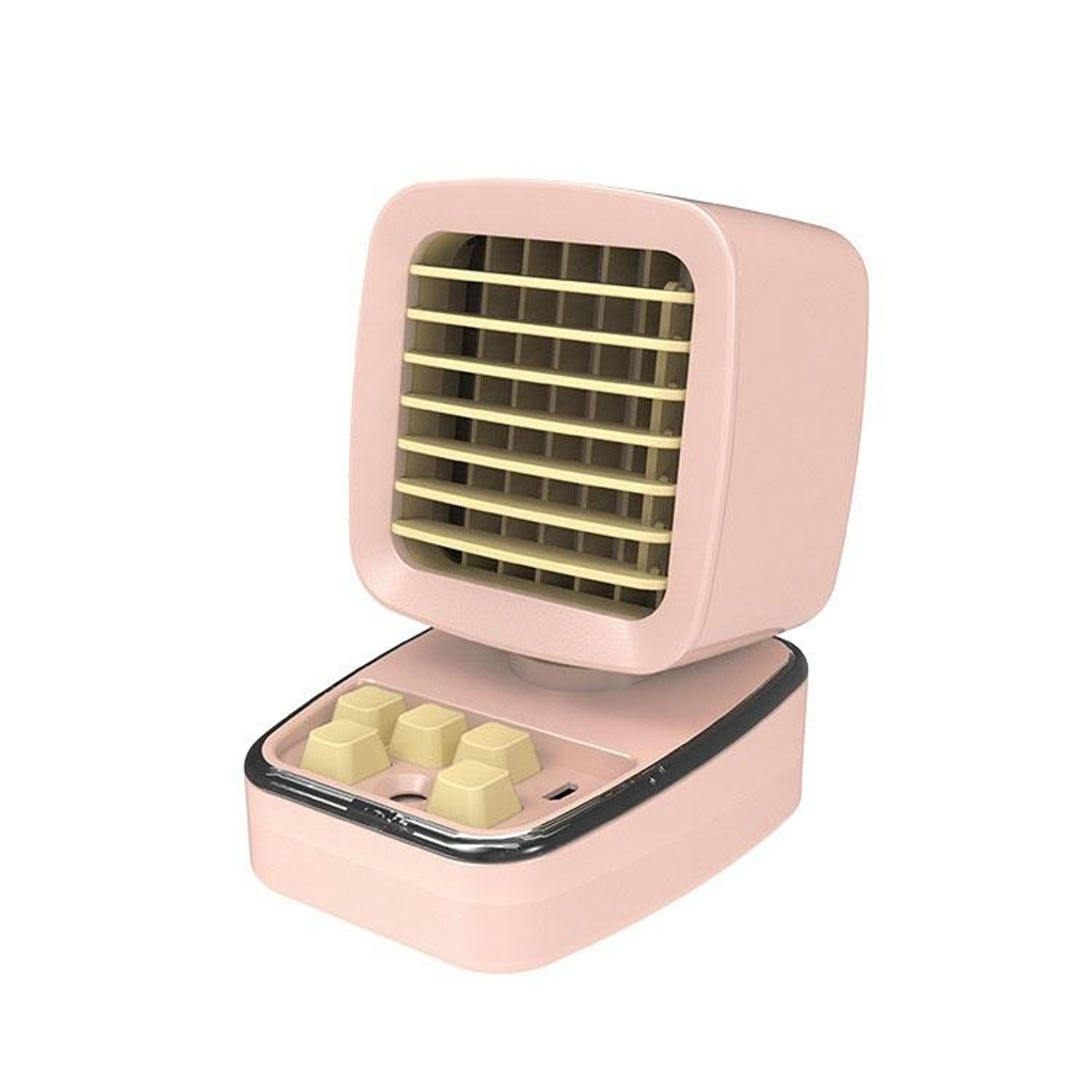 A5 Portable Air Cooler USB Cooling Fan Desktop Humidifier With 3 Speeds And LED Light 9