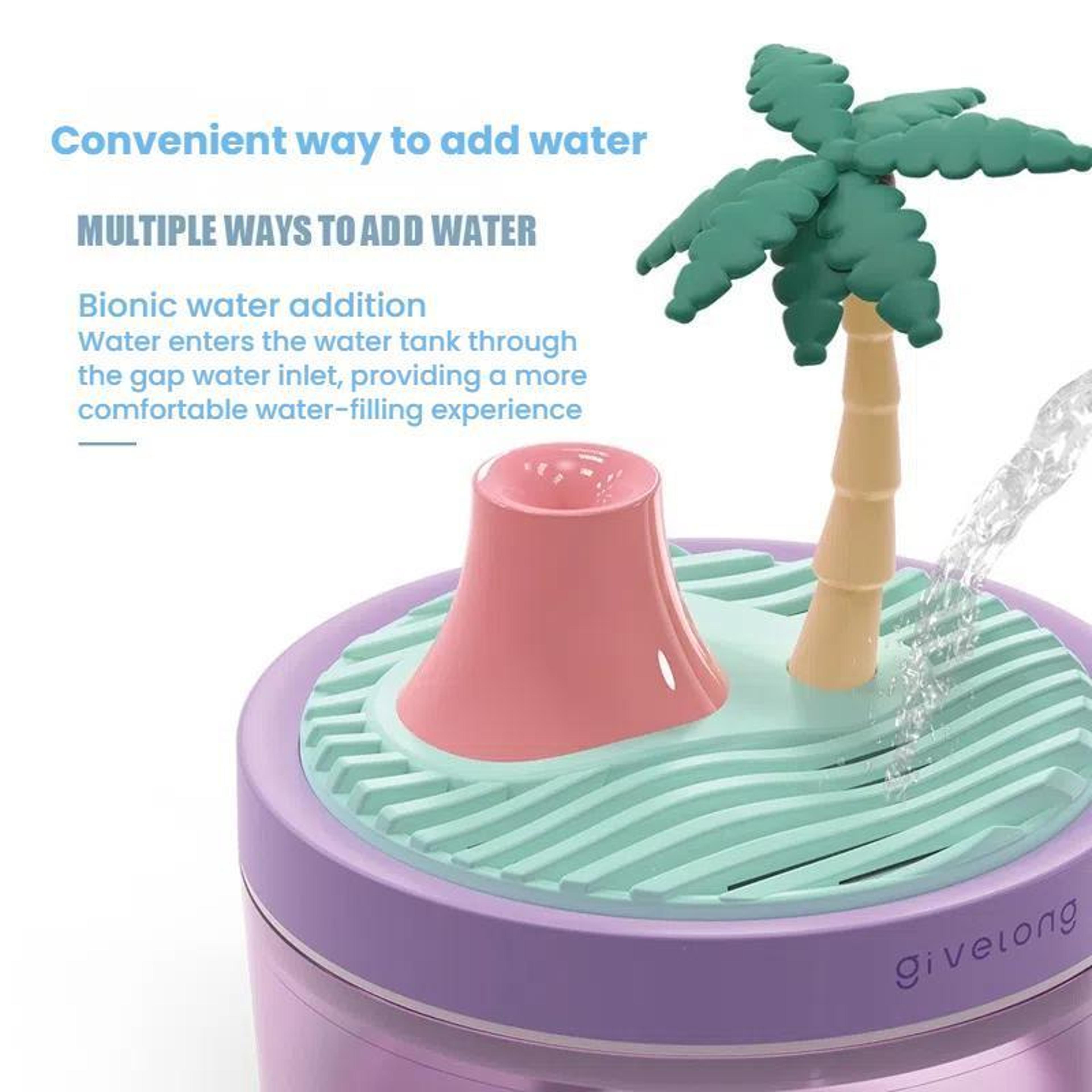 Portable Humidifier USB Aromatherapy Diffuser Mini Cool Mist Desktop Air Moisturizer 7