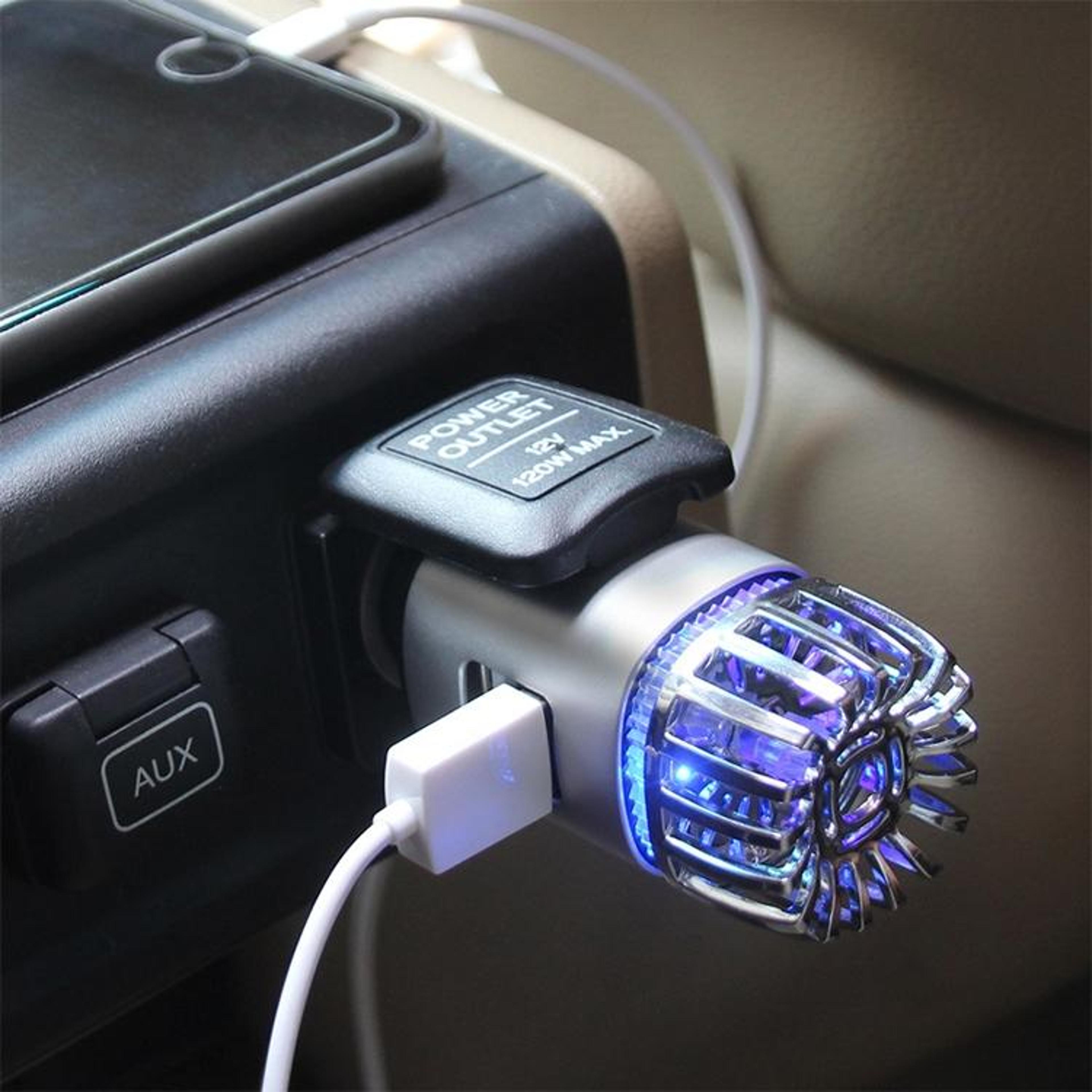 2 In 1 Car Air Purifier Negative Ion Aromatherapy Diffuser With Dual USB Car Charger 9
