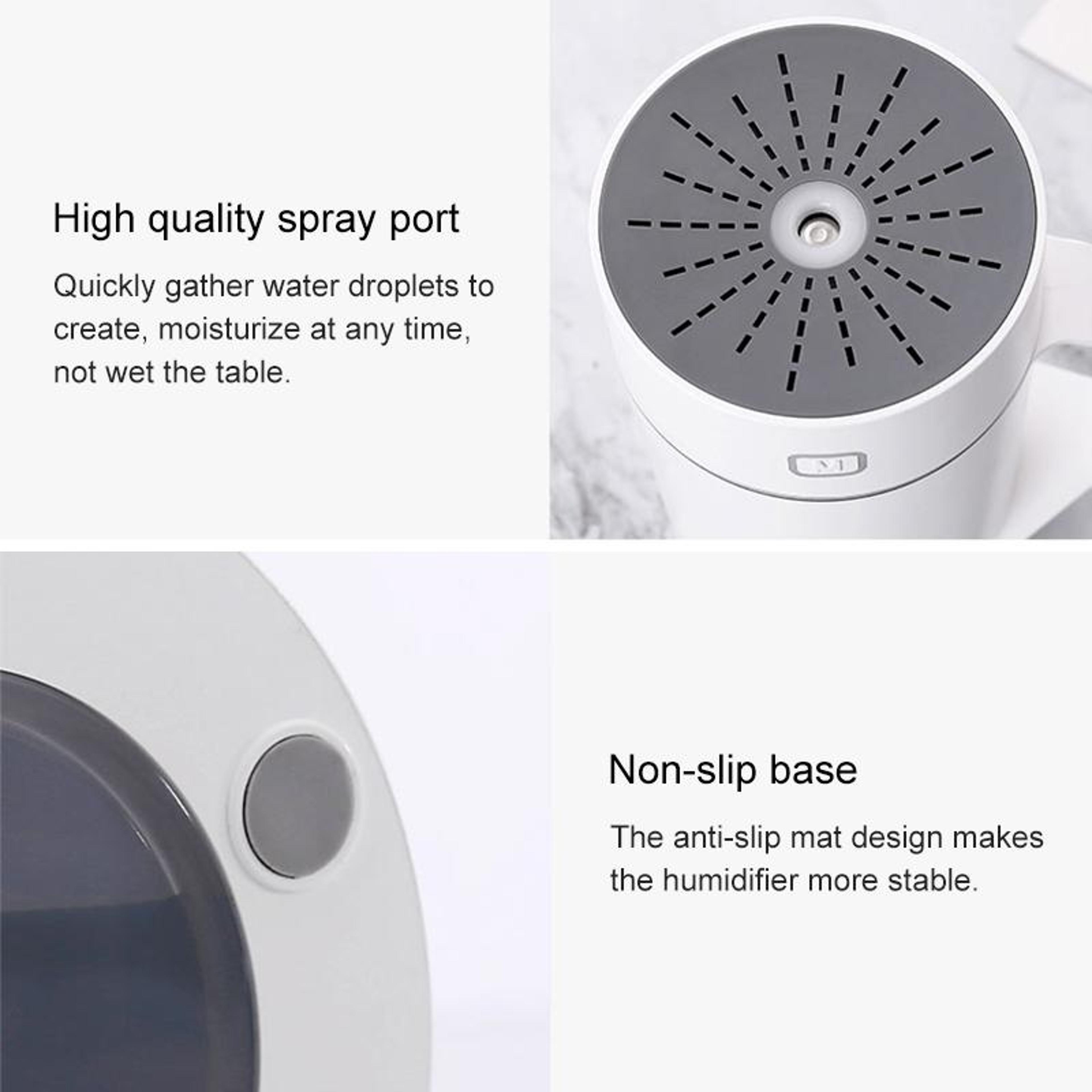 Portable USB Humidifier With LED Night Light 420ML Quiet Cool Mist Air Humidifier 2