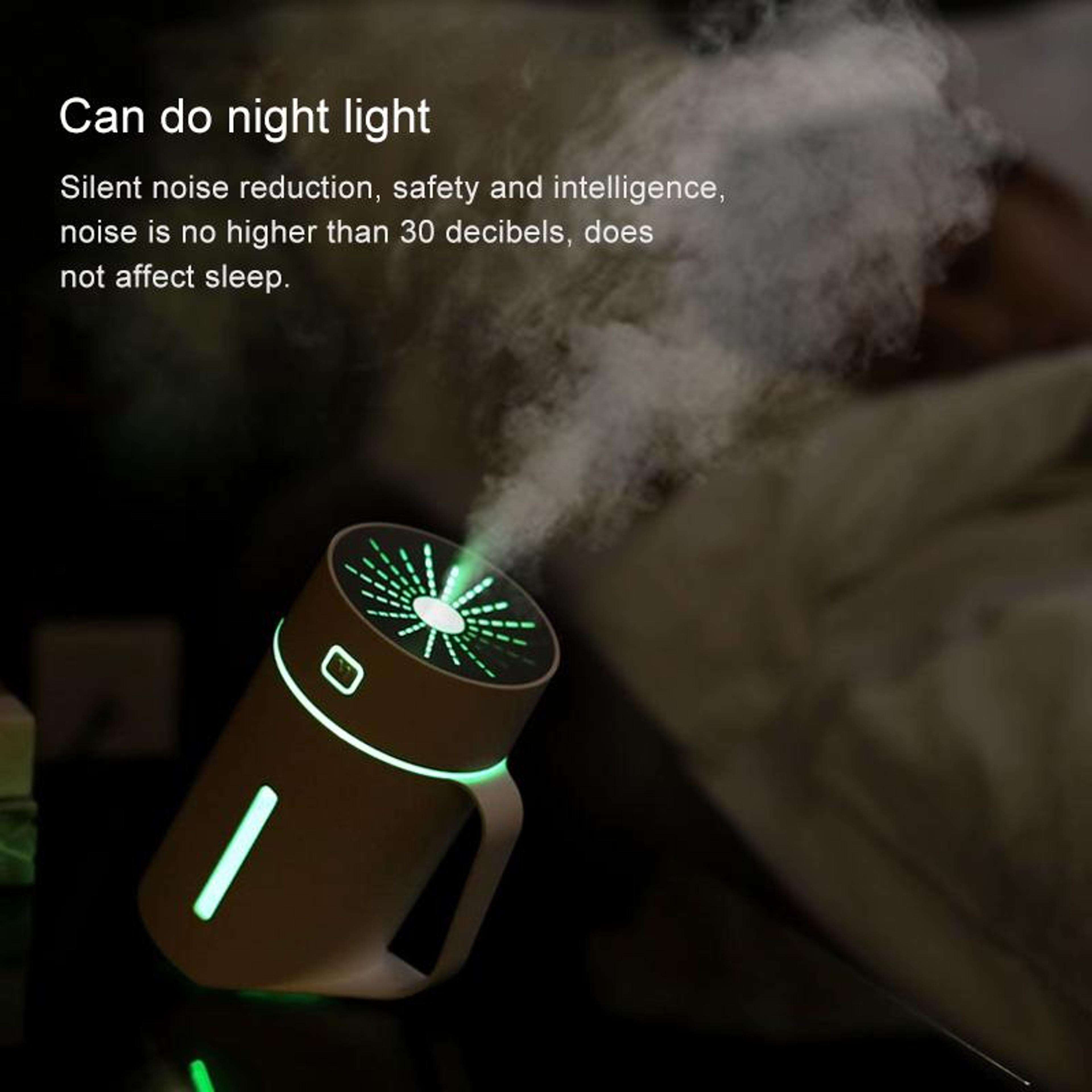 Portable USB Humidifier With LED Night Light 420ML Quiet Cool Mist Air Humidifier 8