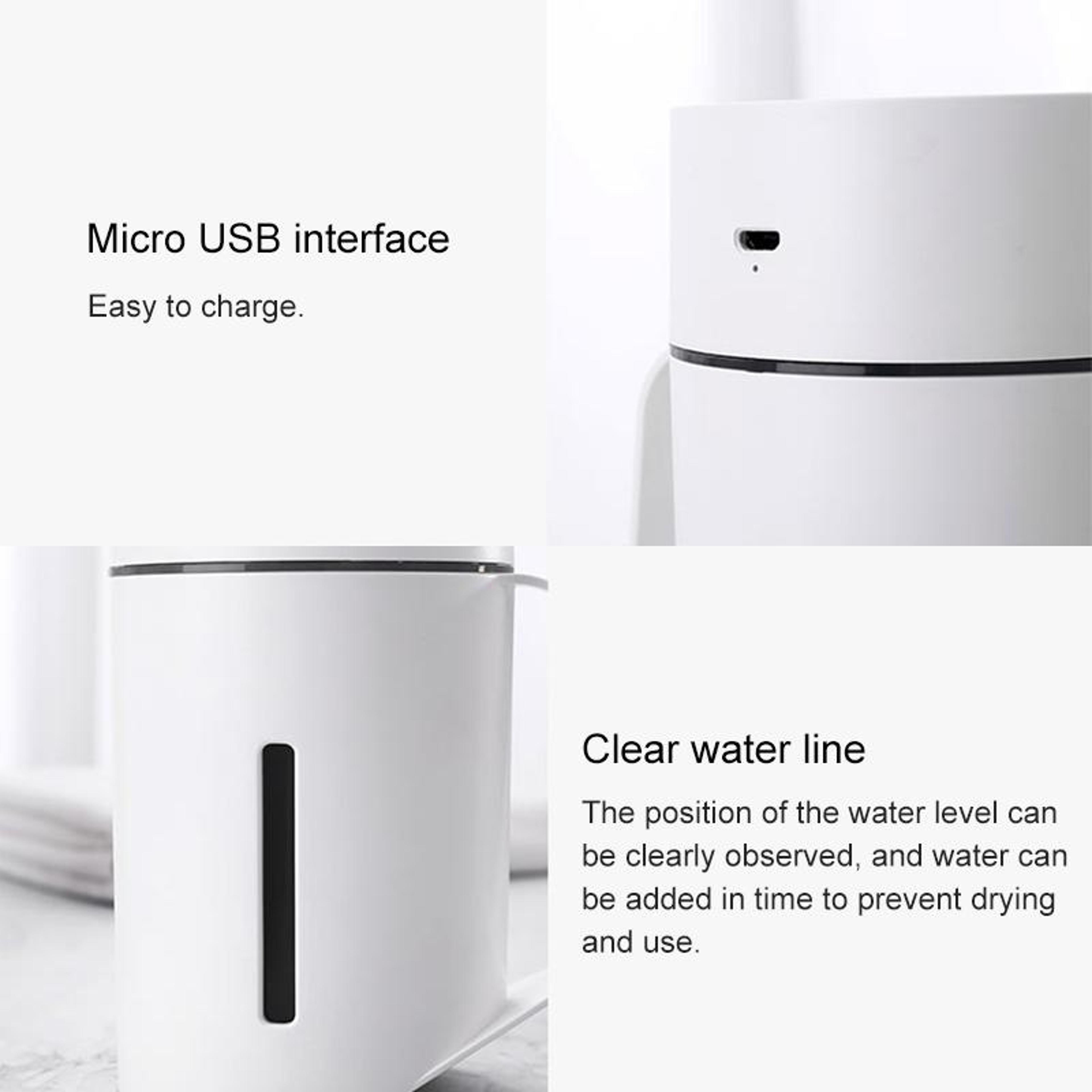 Portable USB Humidifier With LED Night Light 420ML Quiet Cool Mist Air Humidifier 3