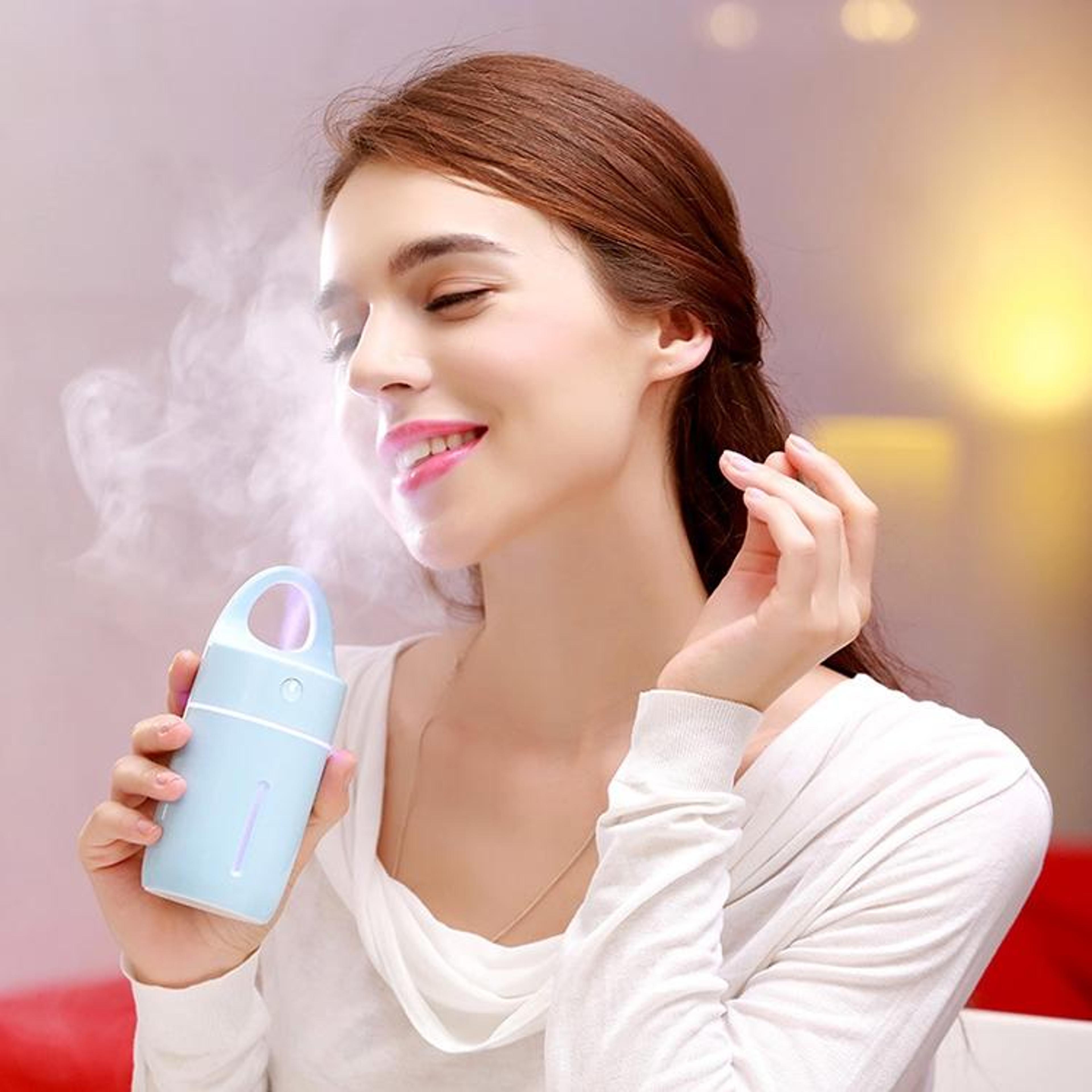 Portable USB Humidifier Mini Cool Mist Humidifier With LED Night Light For Home Office Travel 6