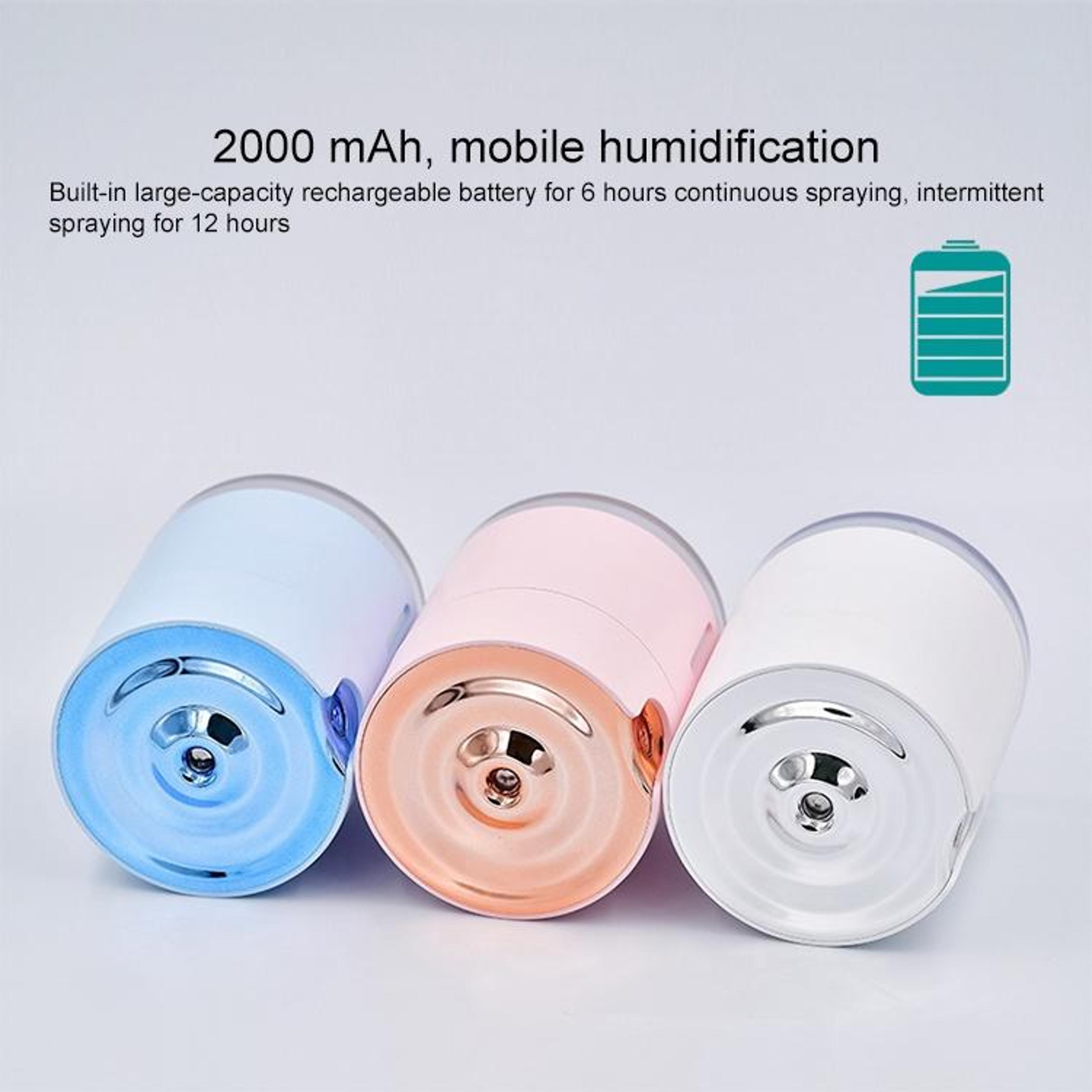 USB Humidifier Portable Cool Mist Humidifier With Water Ripple Effect Colorful Night Light 8