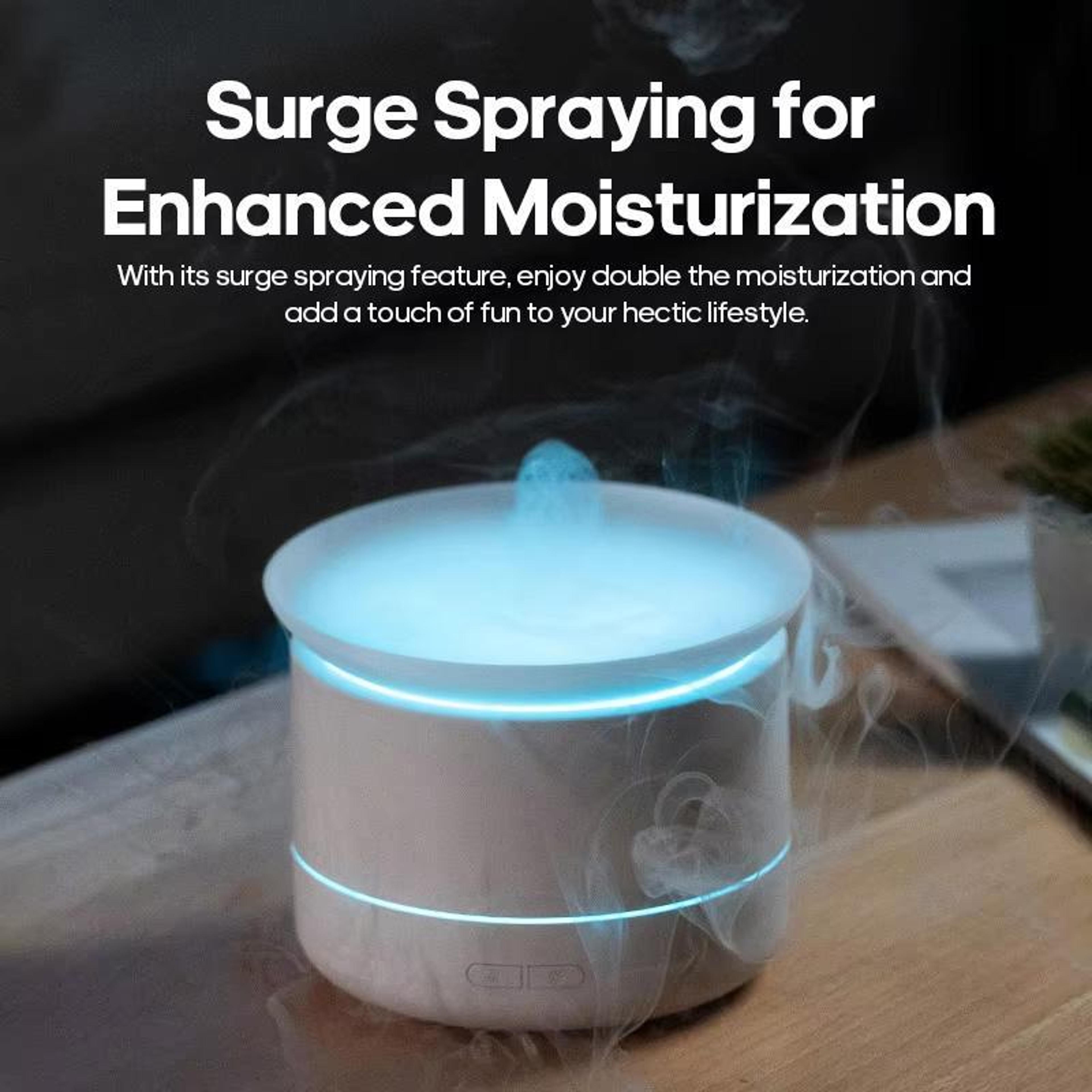 Sea Of Clouds Aroma Diffuser 200ml Essential Oil Diffuser USB Humidifier With 7 Color Mood Lights 1