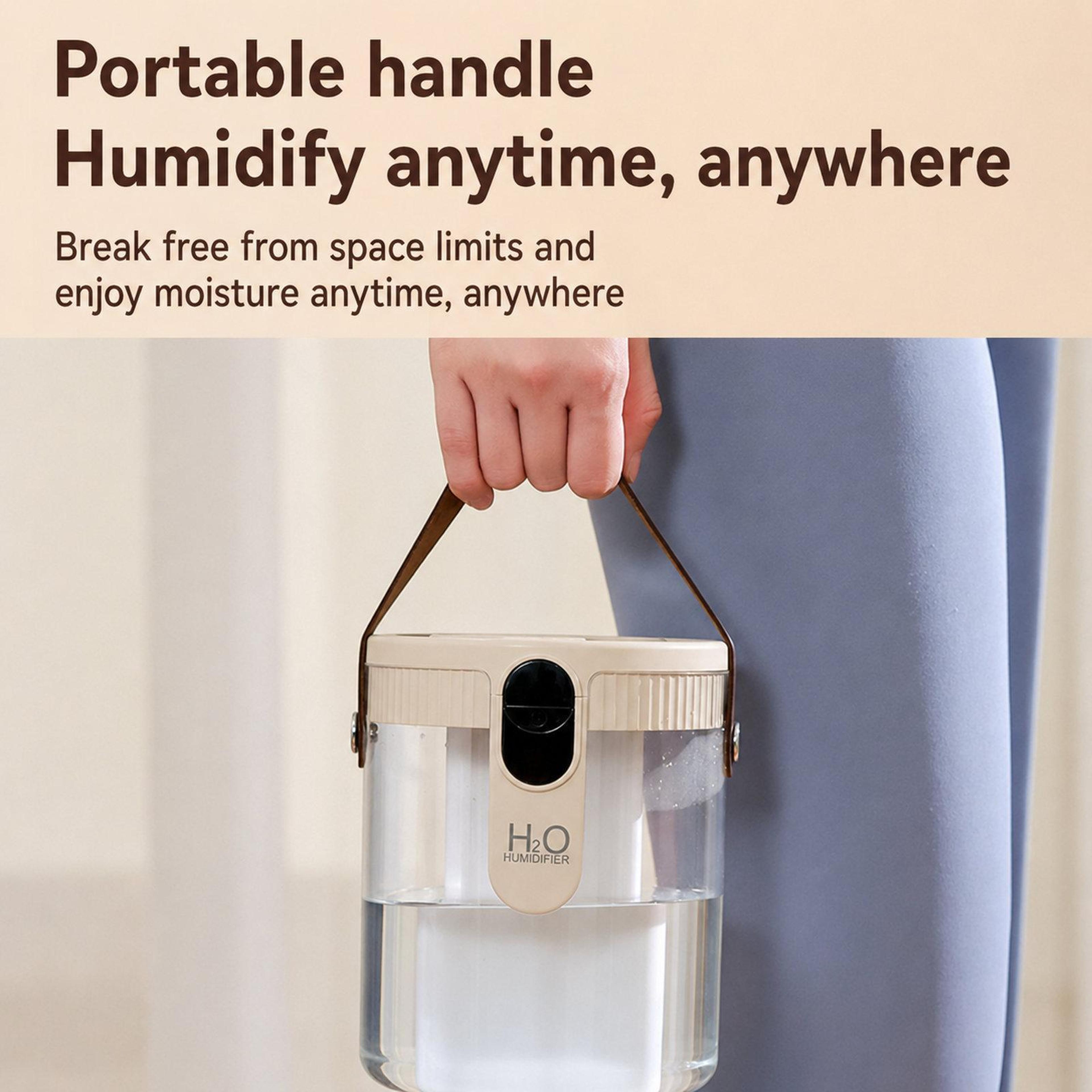 H40 Large Capacity Humidifier 15L 3 Nozzle Humidifier Quiet Cool Mist Air Moisturizer With Ambient  6