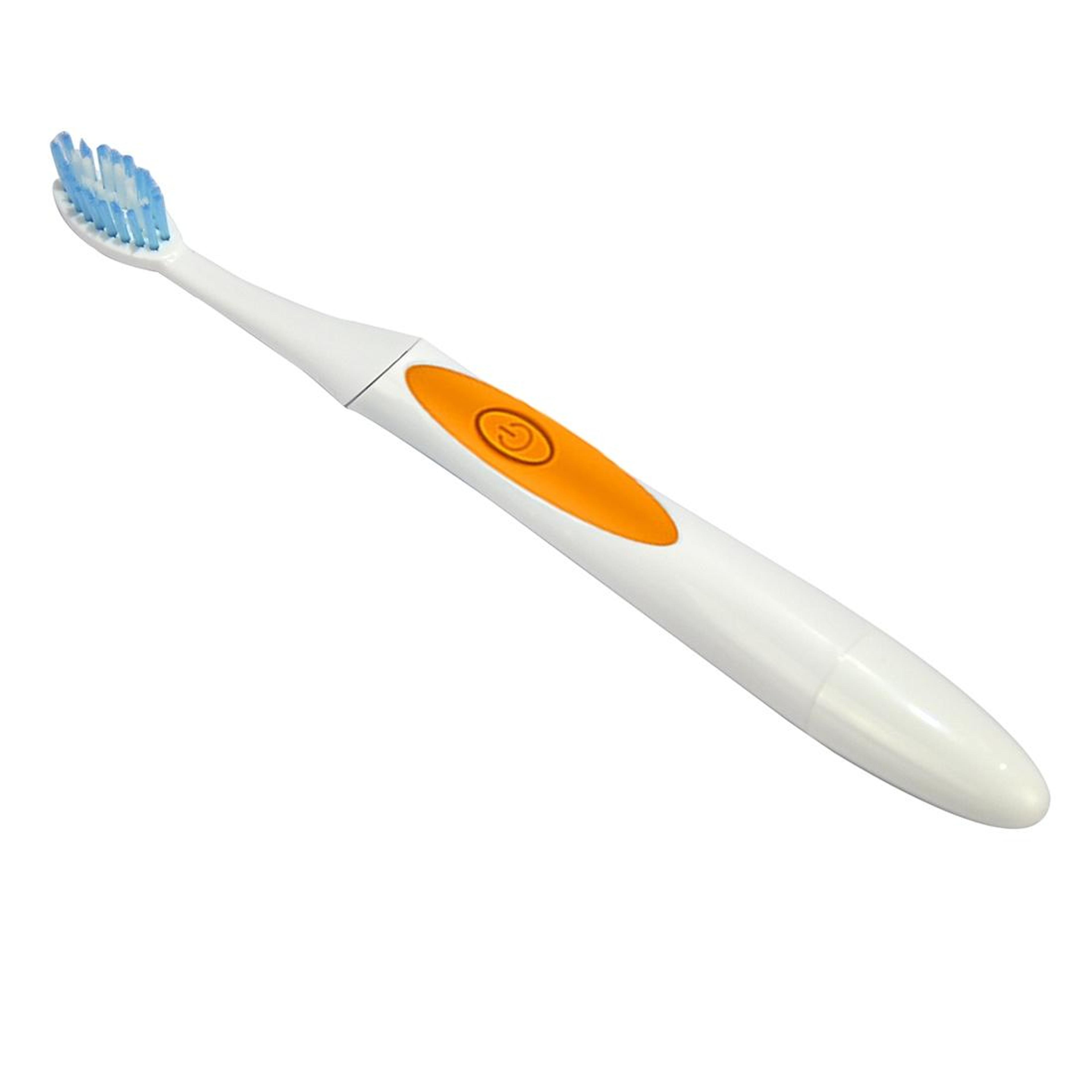 IPX7 Waterproof Electric Sonic Toothbrush Battery Powered Deep Clean Soft Bristle Oral Care Brush 1