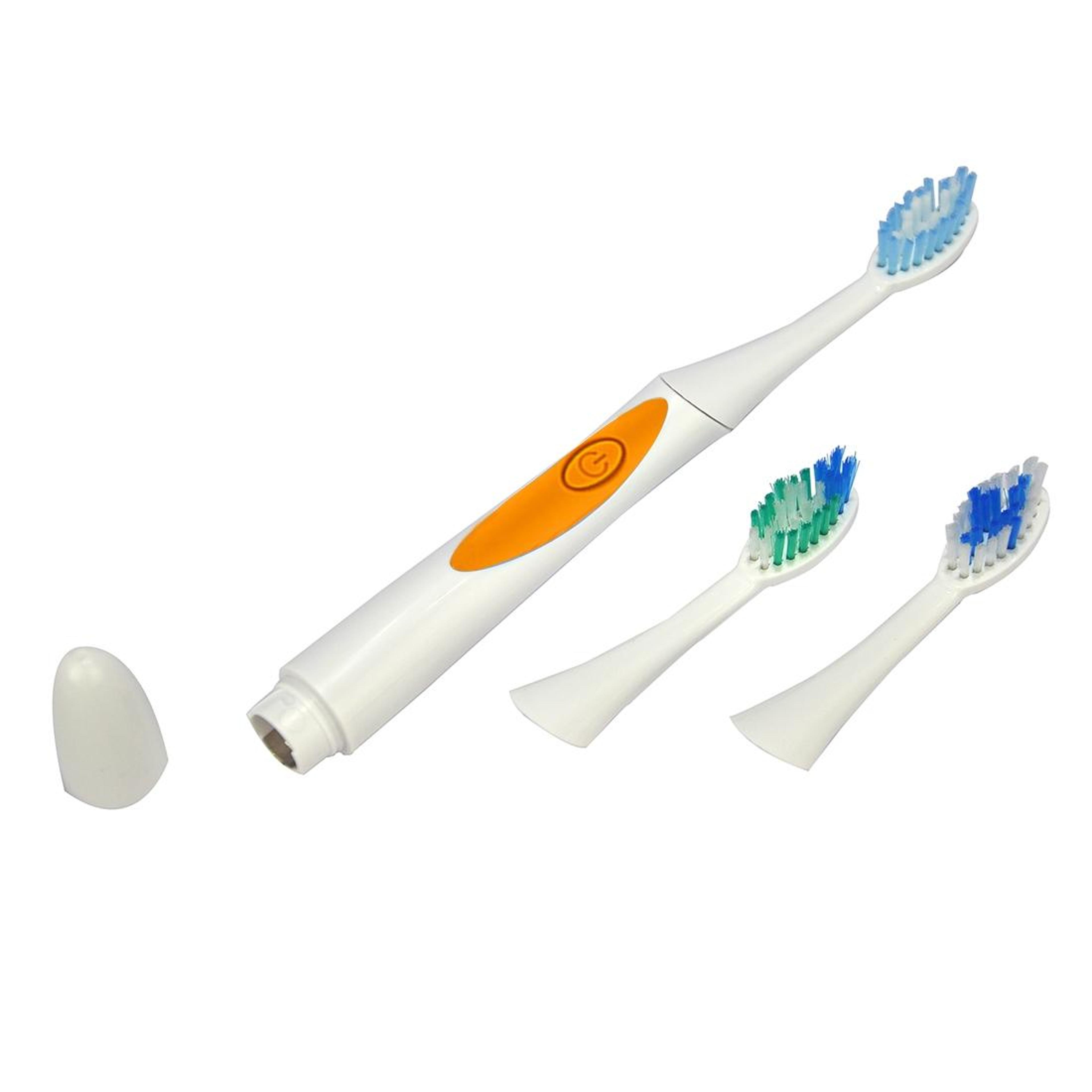 IPX7 Waterproof Electric Sonic Toothbrush Battery Powered Deep Clean Soft Bristle Oral Care Brush 2