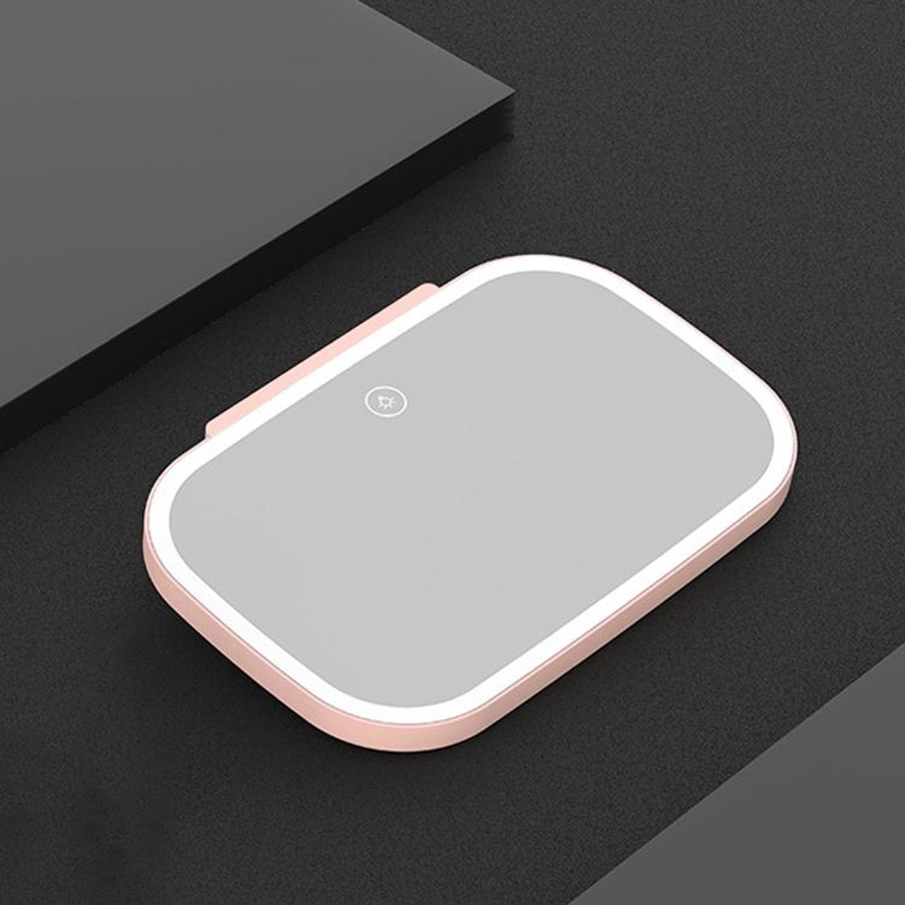 Rechargeable Car Sun Visor Mirror With LED Light Touch Control 3 Brightness LED Makeup Mirror 7