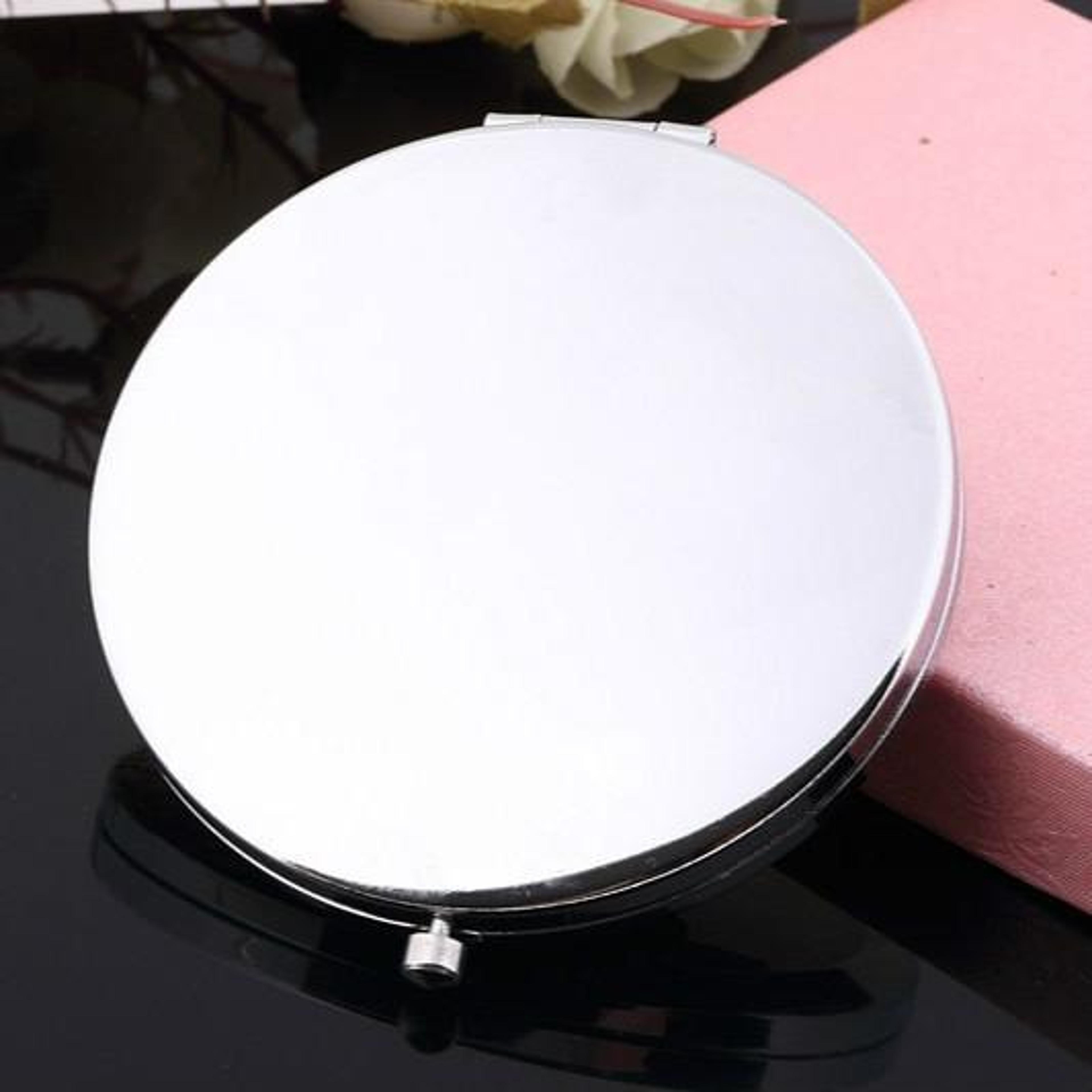 Personalized DIY Portable Makeup Mirror Rhinestone Compact Mirror Double Sided Folding Travel Mirro 3